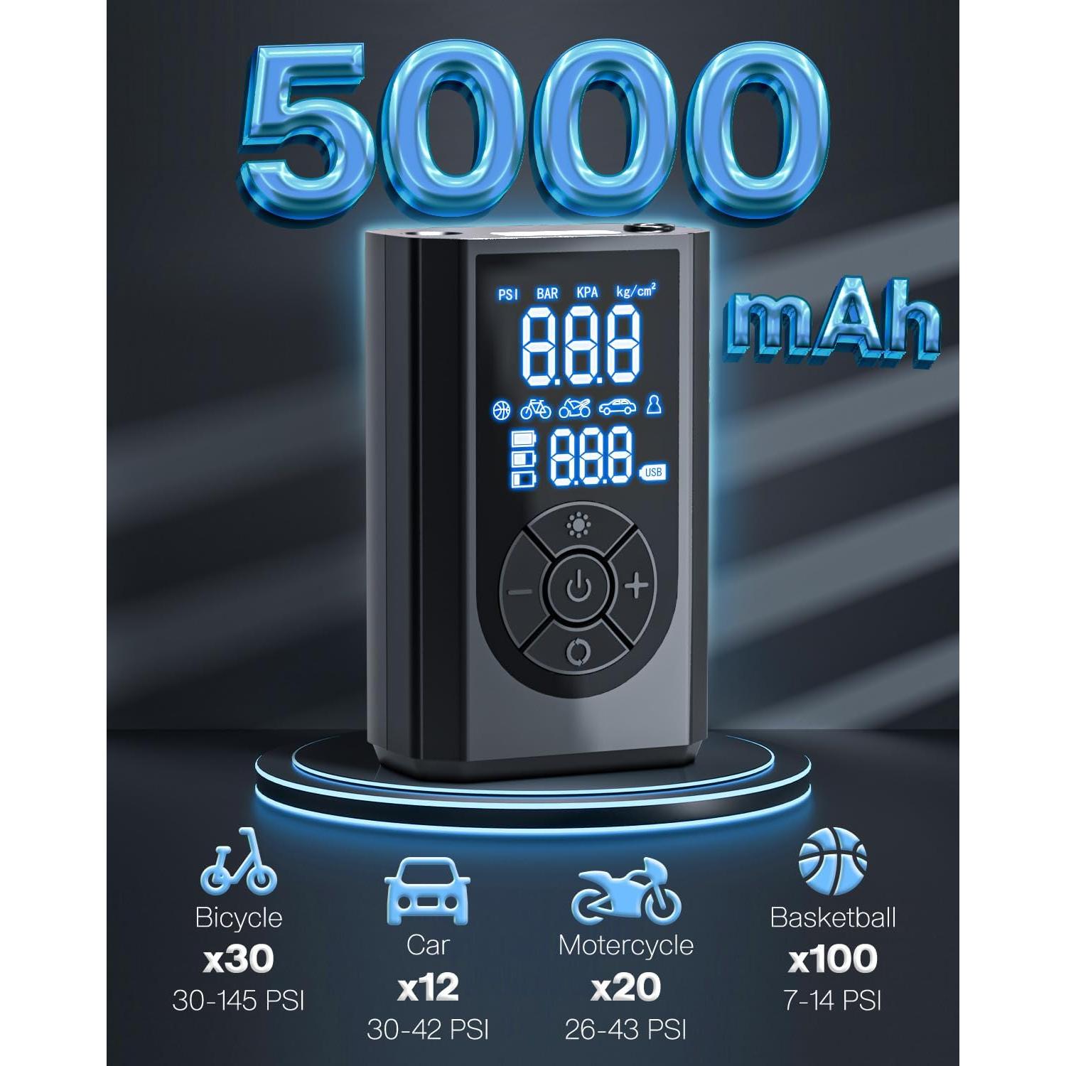 Kit de Reparación de Neumáticos FRIWOLE 8015 con Compresor 150 PSI