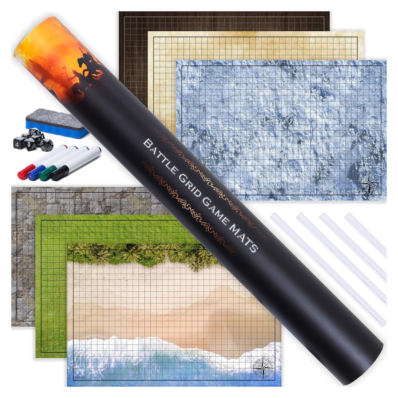 Tapete D&D TidyBoss Doble Cara 61x91 cm + Accesorios