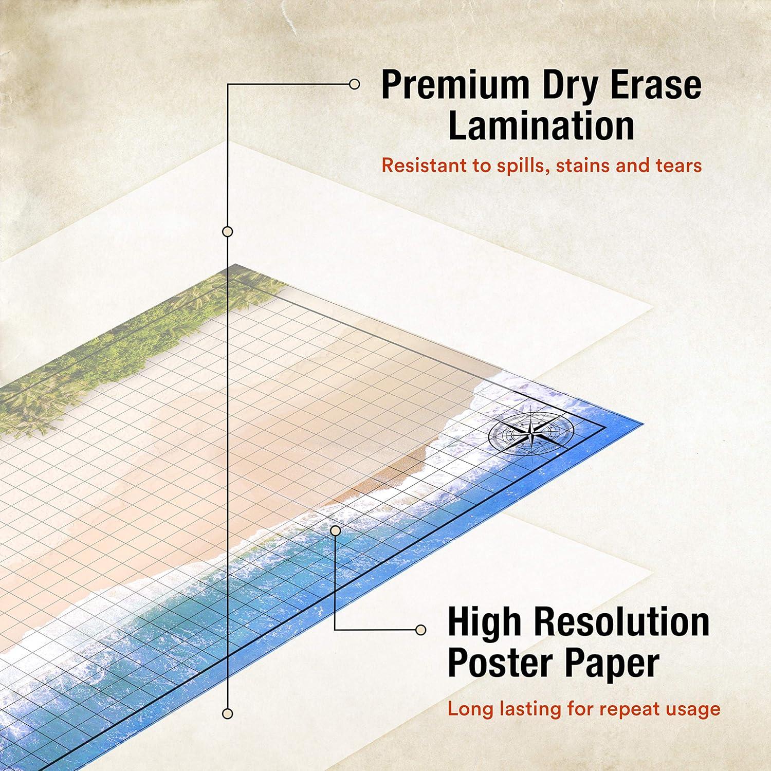Tapete D&D TidyBoss Doble Cara 61x91 cm + Accesorios