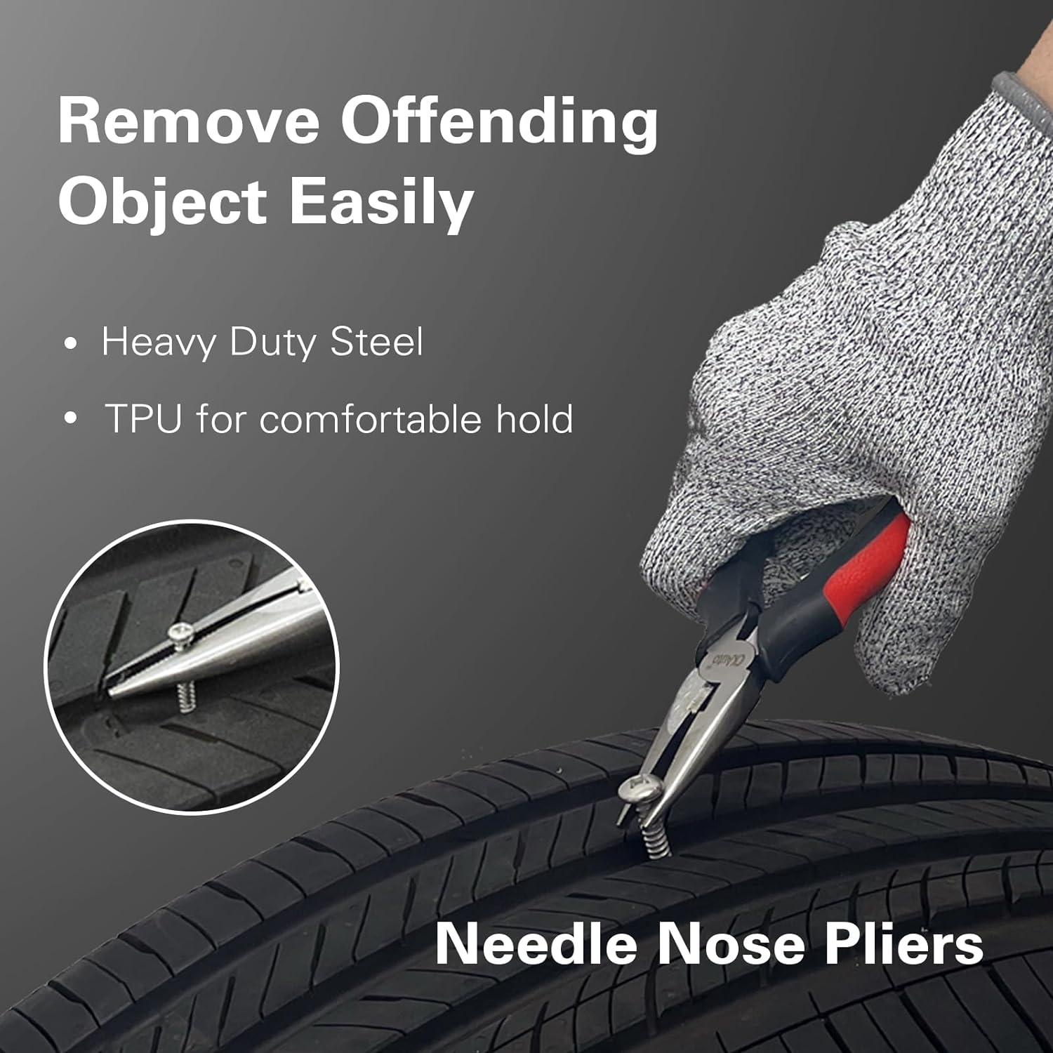 Kit de Reparación de Neumáticos CKAuto 80 Piezas para Autos