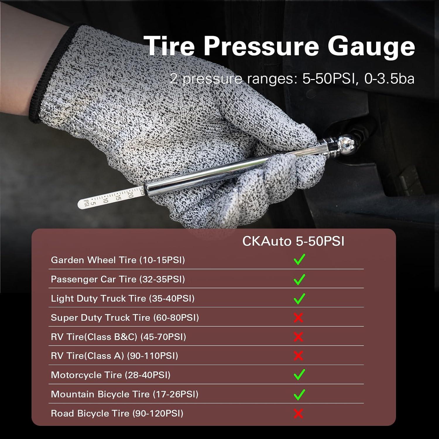 Kit de Reparación de Neumáticos CKAuto 80 Piezas para Autos