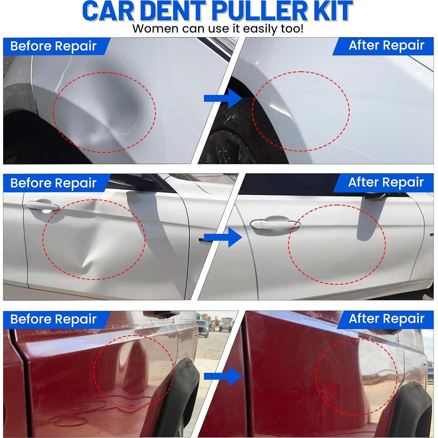 Kit de Extracción de Abolladuras para Automóviles 52 Piezas Polisak