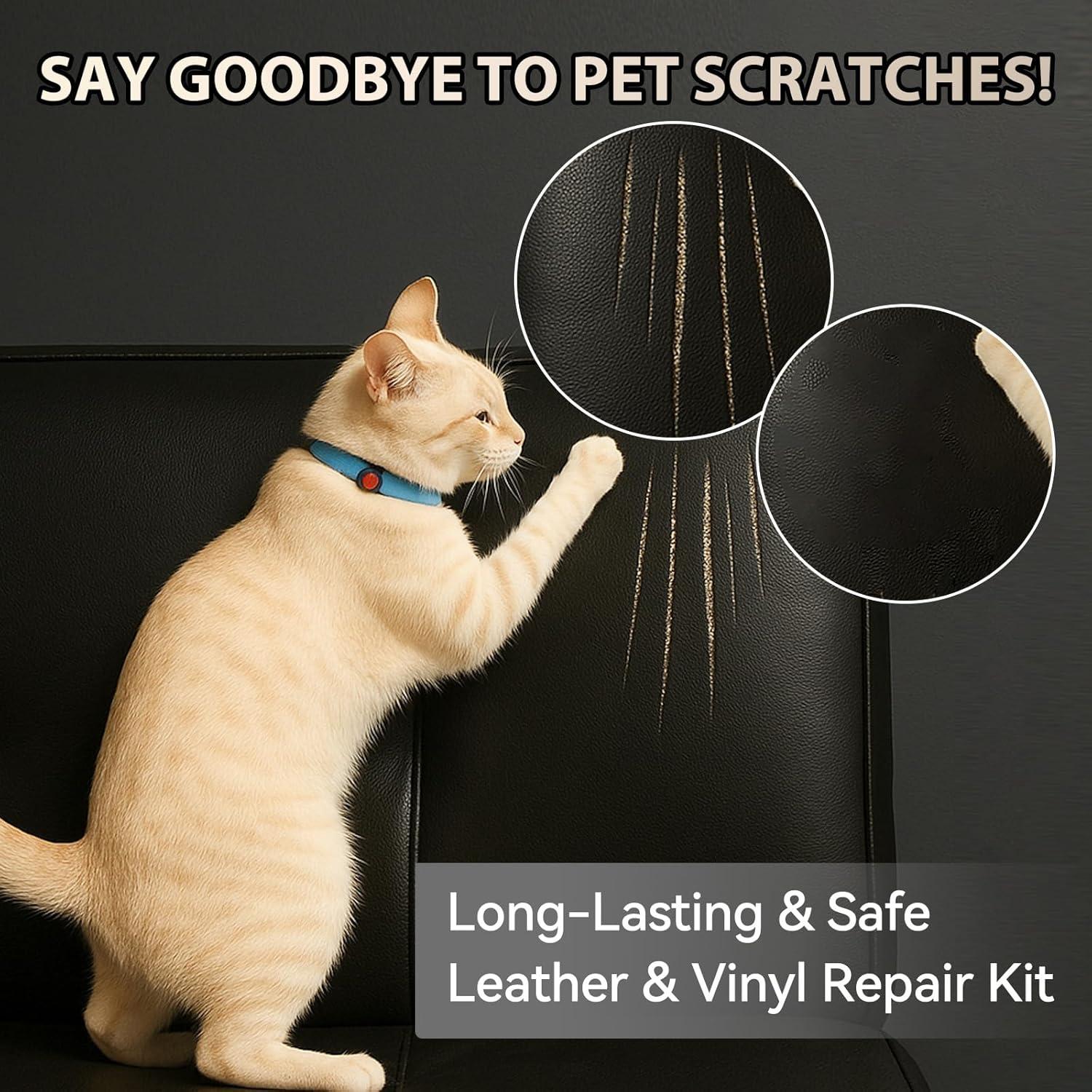 Kit de Reparación de Vinilo AAROVIBE 2x20ml para Cuero