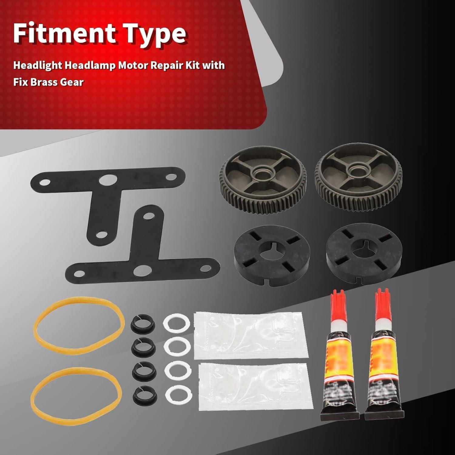 Kit de Reparación Motor de Faro Nakkaa para Corvette C5 2000-2004