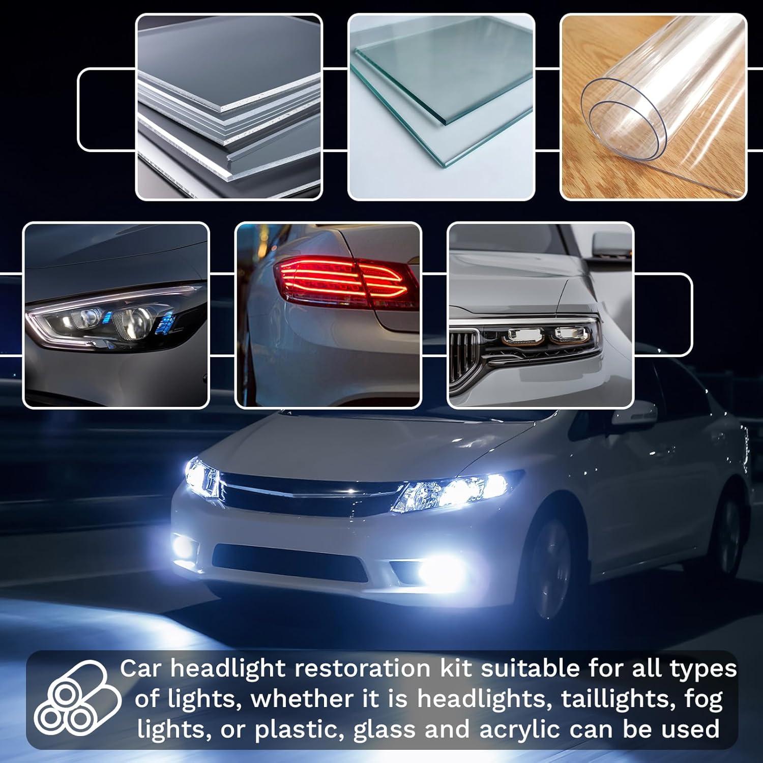 Kit de Restauración de Faros de Coche BFXM 38 Piezas