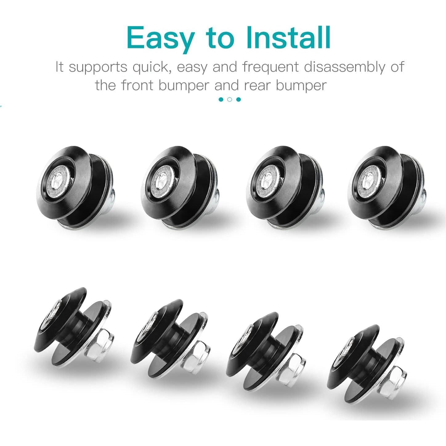 Kits de Sujetadores de Parachoques Mellbree - 4 Pestañas Rápidas