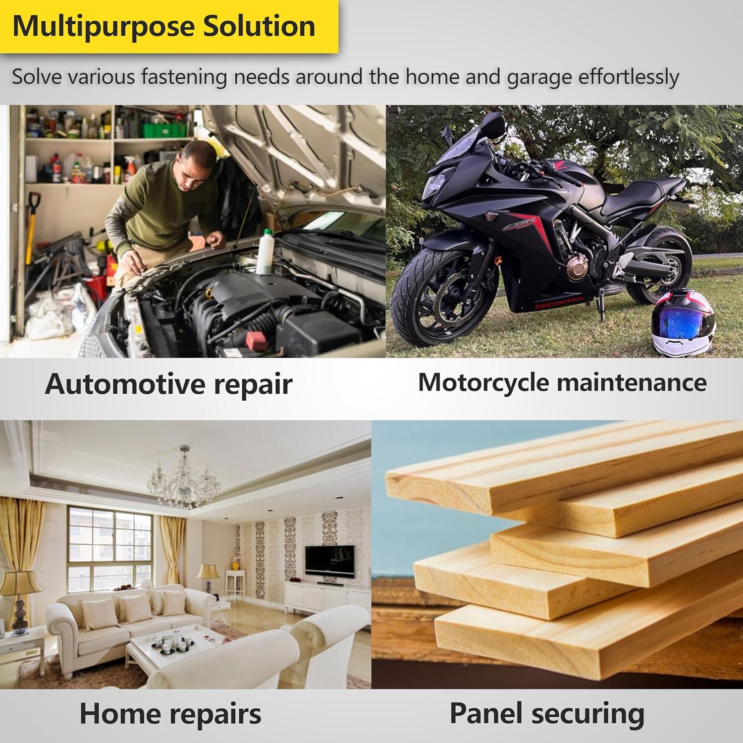 Kit de Hebillas de Cinta de Nylon Budifyx - 20 Piezas Auto-Bloqueo