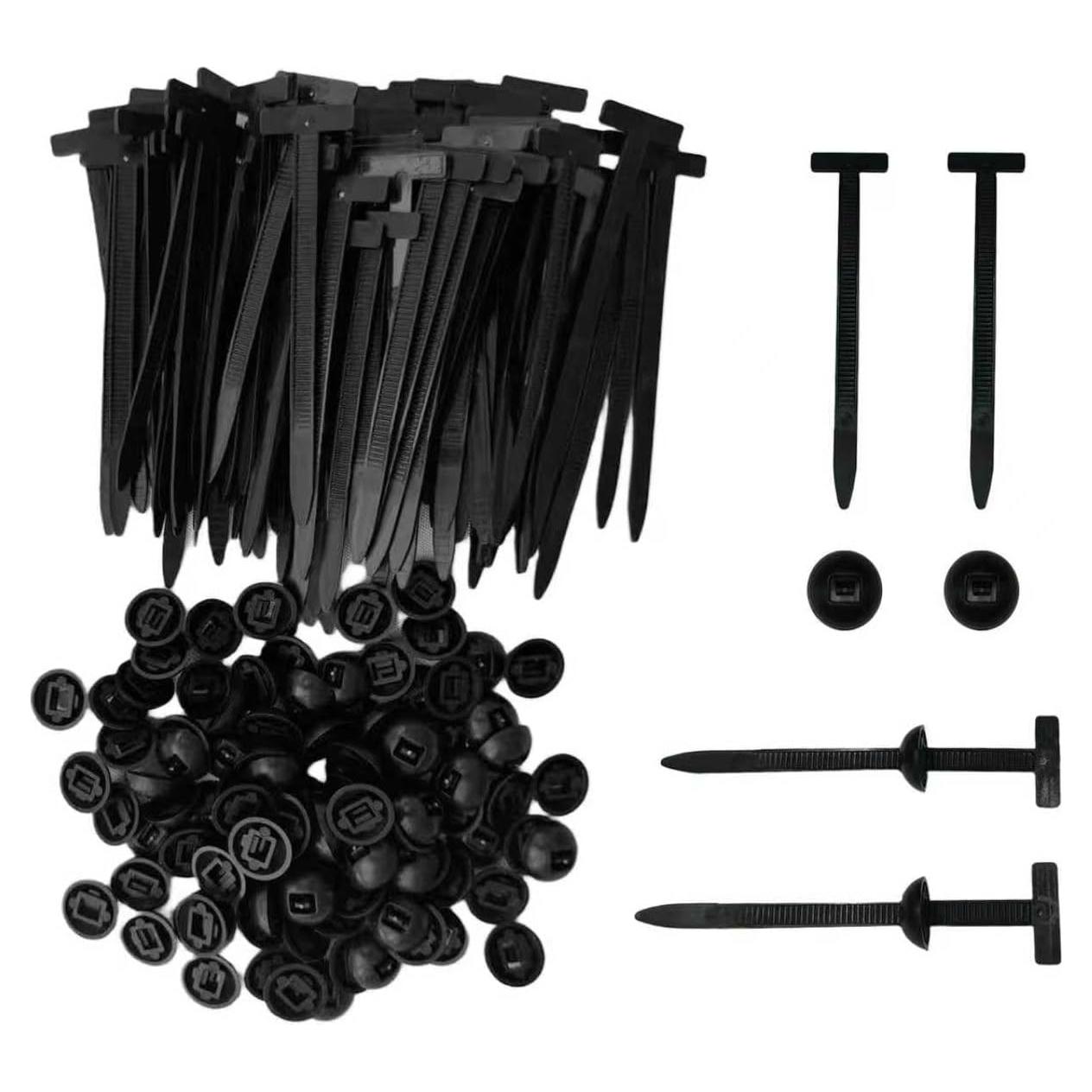 Kit de Sujetadores de Cable de Nylon GIroiyai 100 Piezas