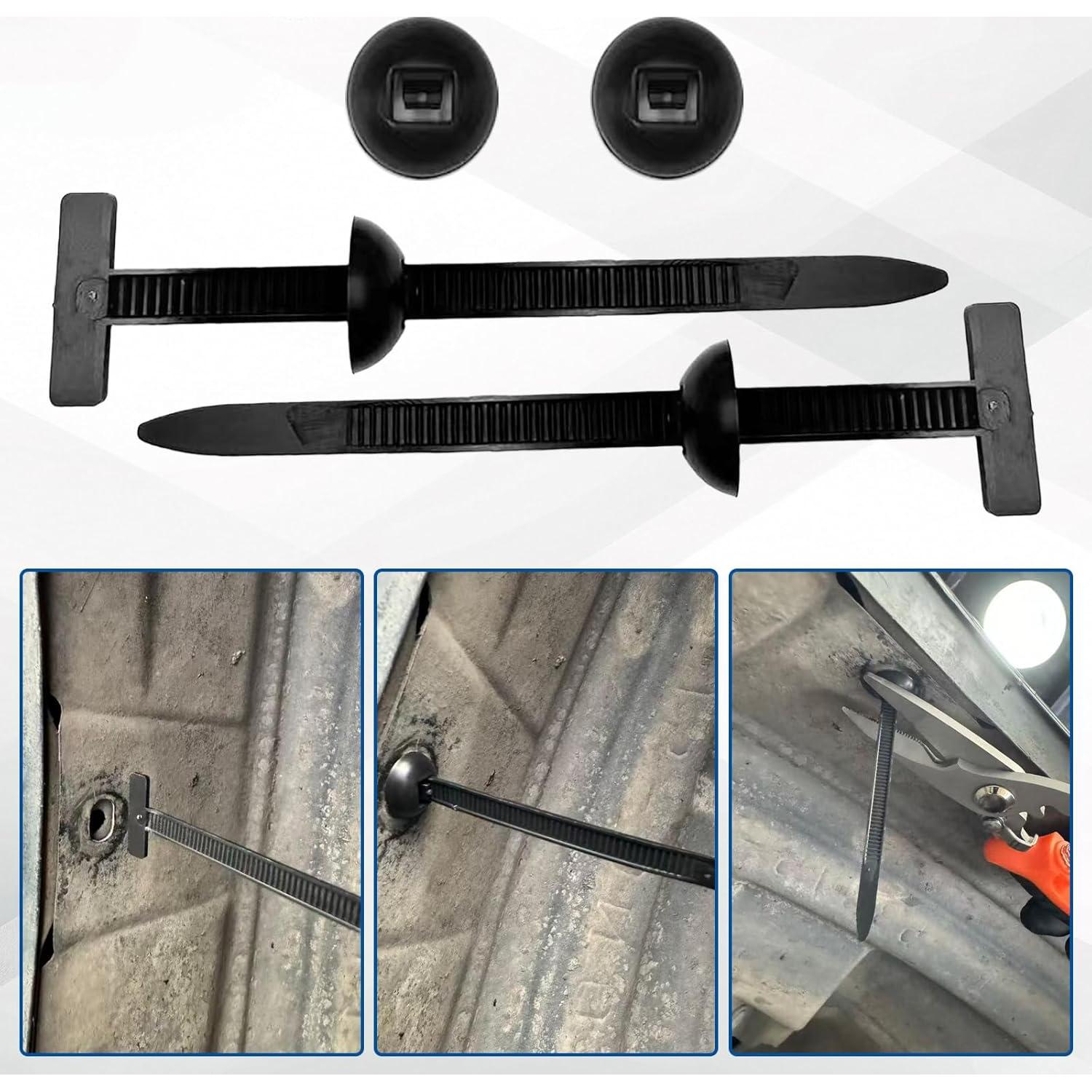 Kit de Sujetadores de Cable de Nylon GIroiyai 100 Piezas