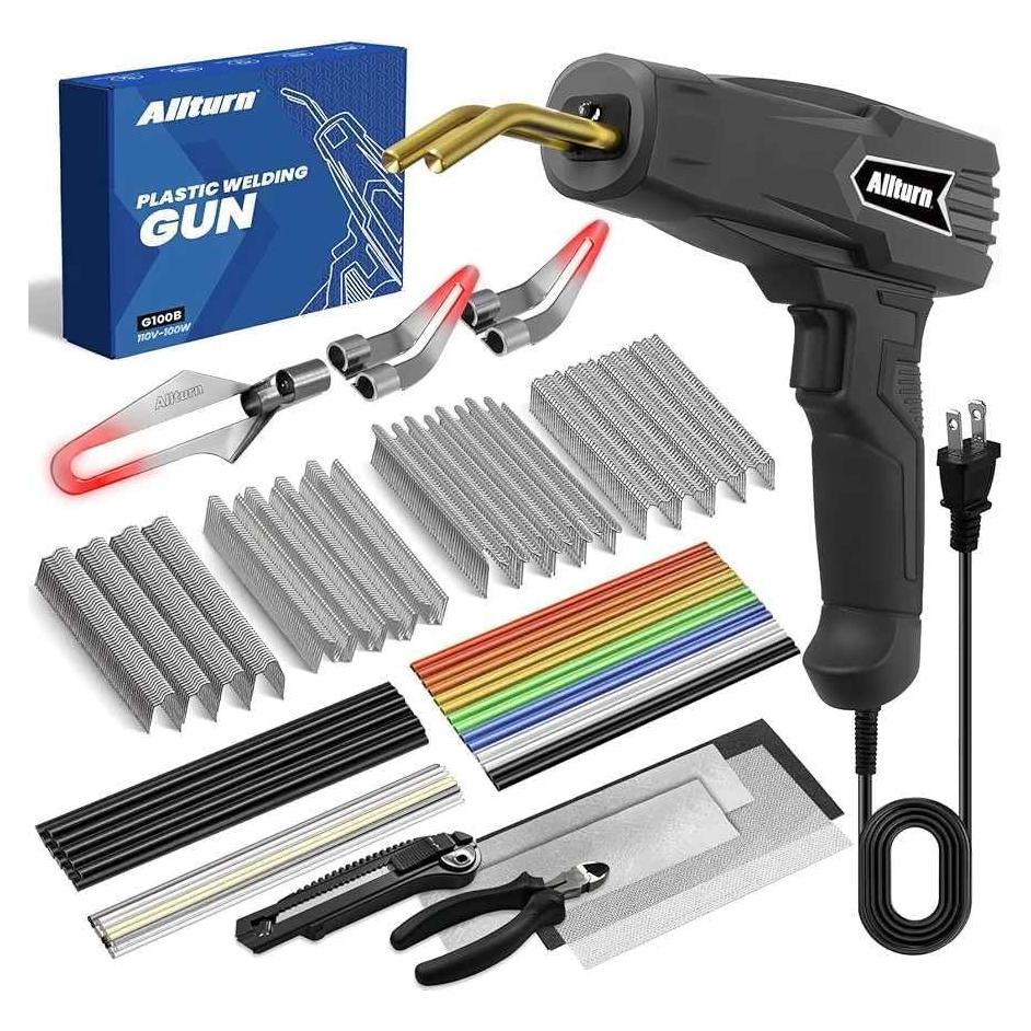 Kit de Soldadura de Plástico Allturn G100 110V 100W Negro