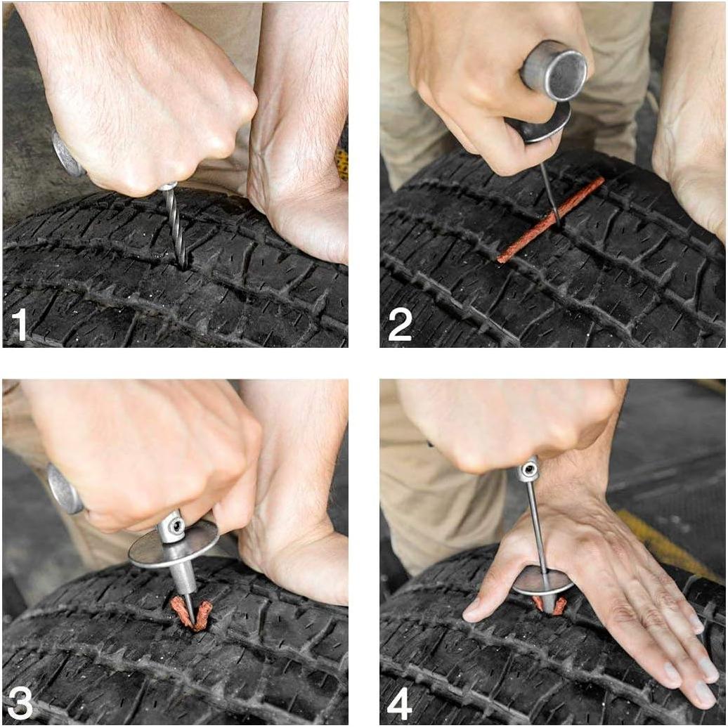 Kit de Reparación de Neumáticos TOOLUXE 50003L - 57 Piezas