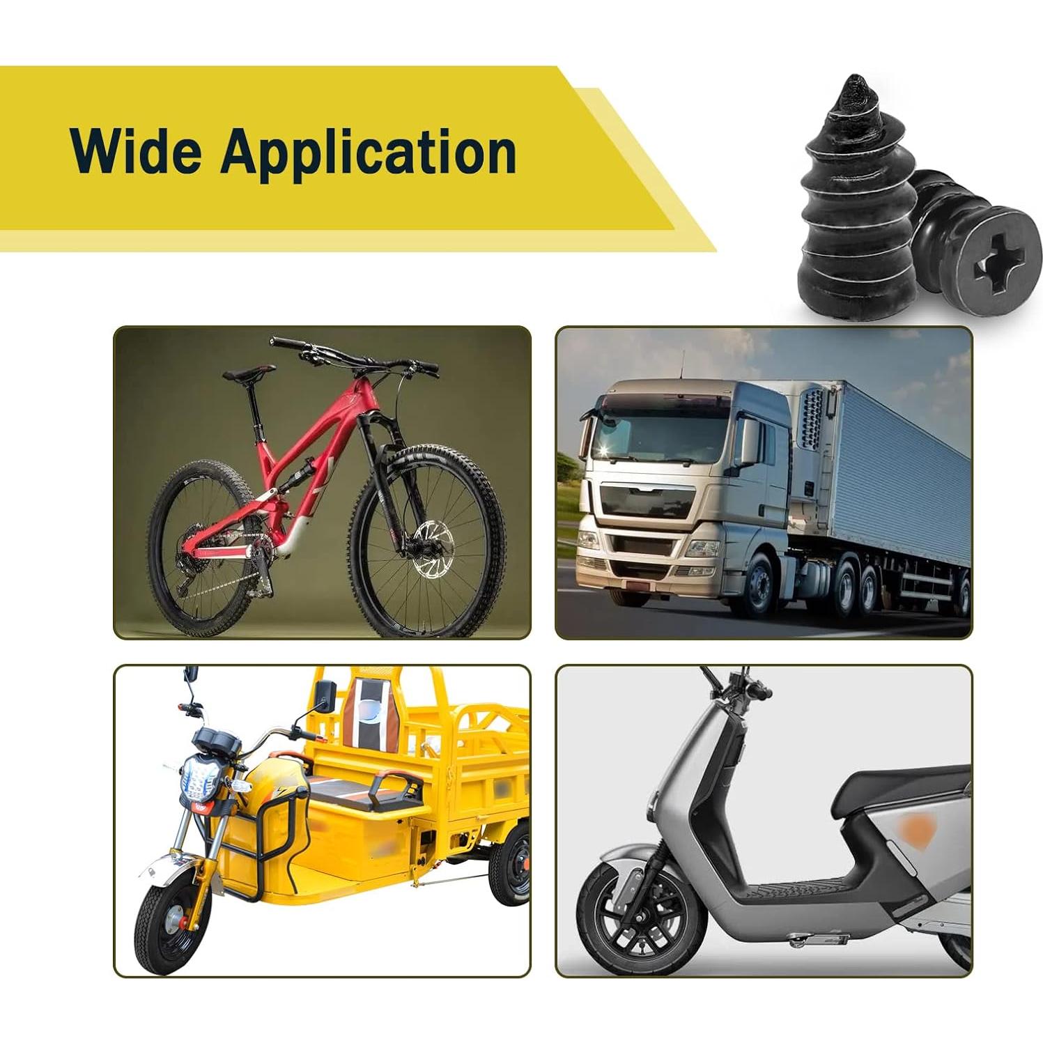 Kit de Reparación de Neumáticos KEVWR 40 Piezas Caucho