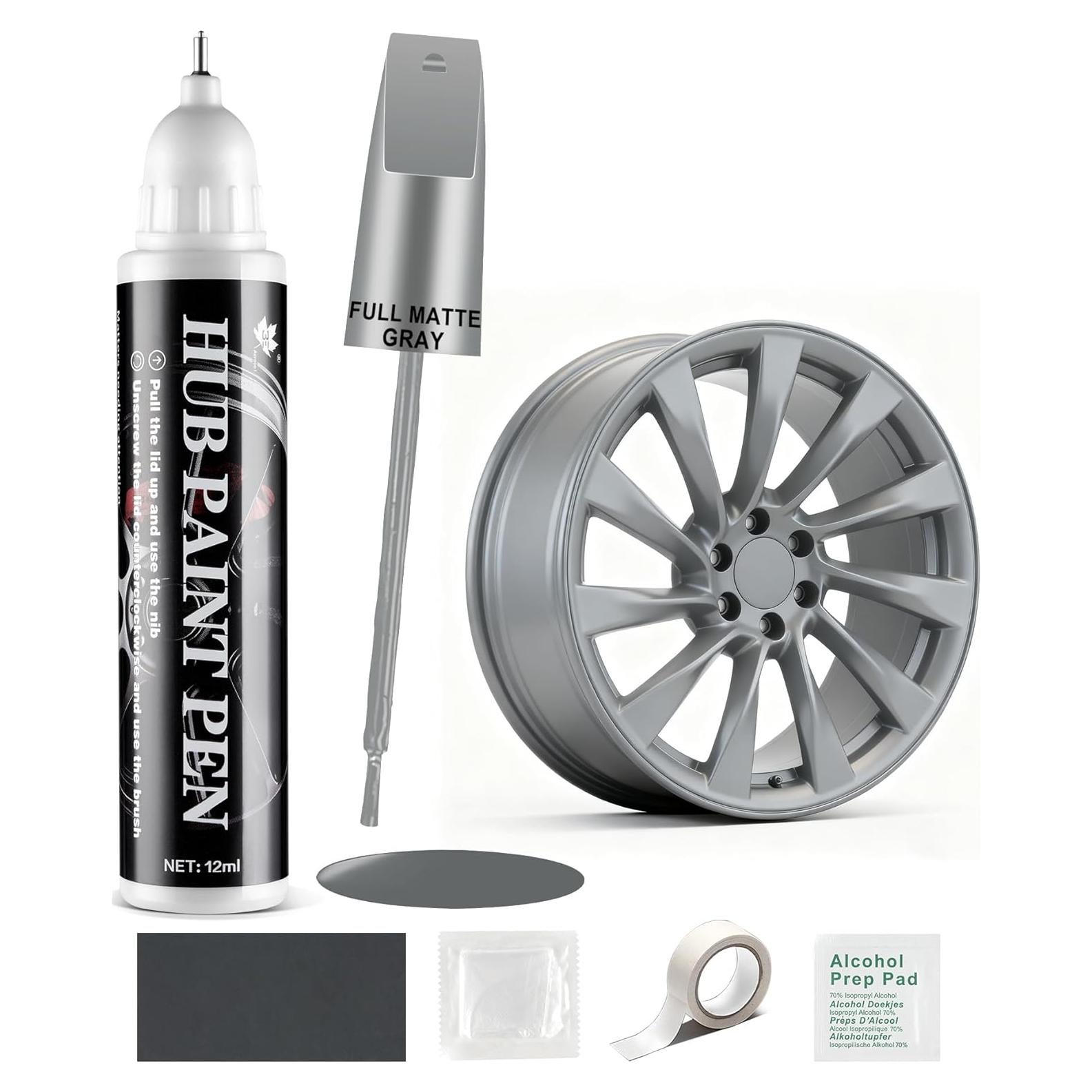 Kit de Reparación de Llantas Amiss Gris Mate Completo