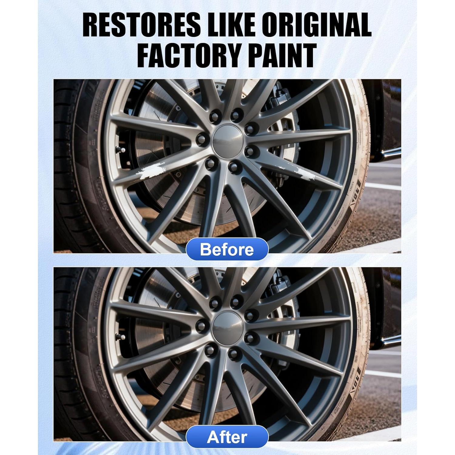 Kit de Reparación de Llantas Amiss Gris Mate Completo