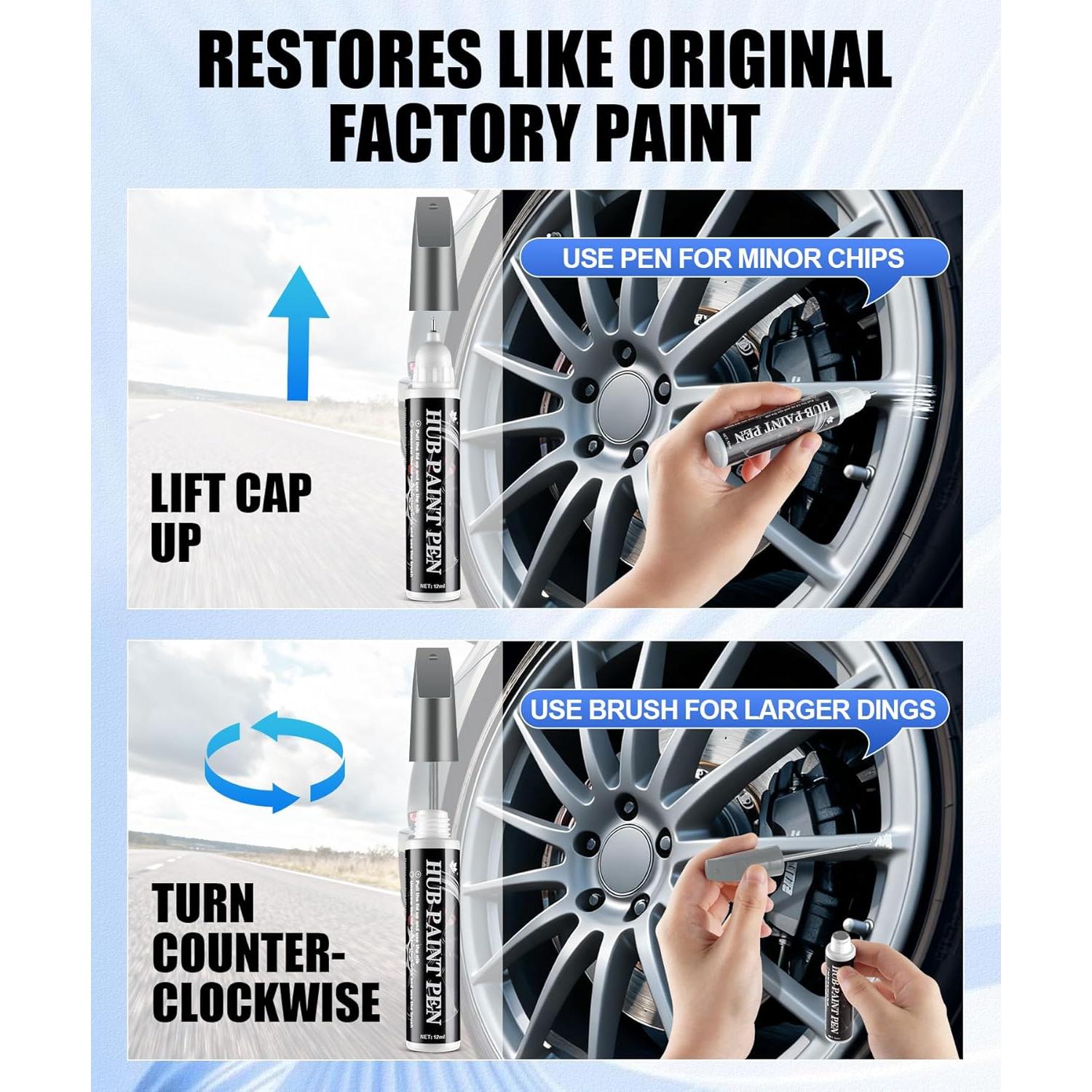 Kit de Reparación de Llantas Amiss Gris Mate Completo