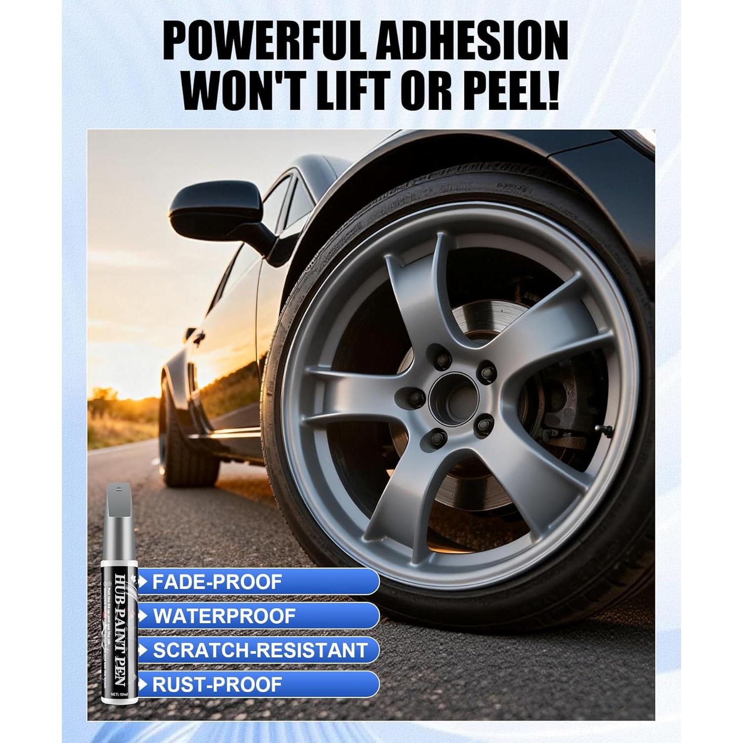 Kit de Reparación de Llantas Amiss Gris Mate Completo