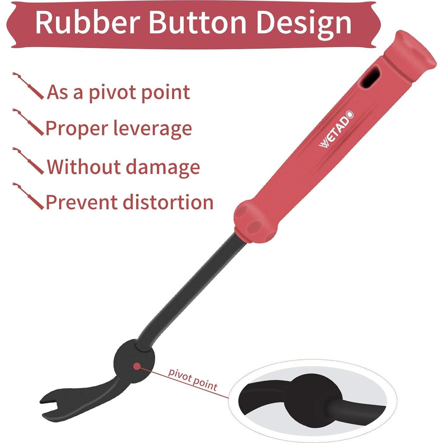 Kit de Herramientas de Remoción de Molduras Wetado 8 Piezas