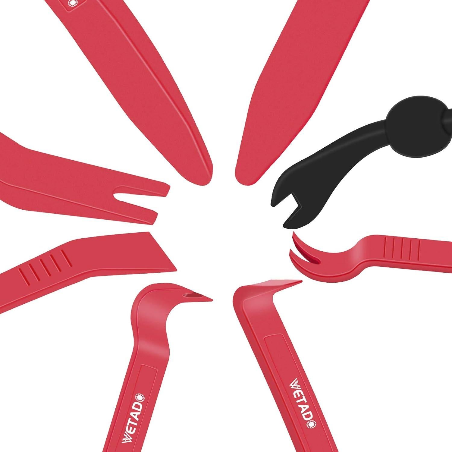 Kit de Herramientas de Remoción de Molduras Wetado 8 Piezas