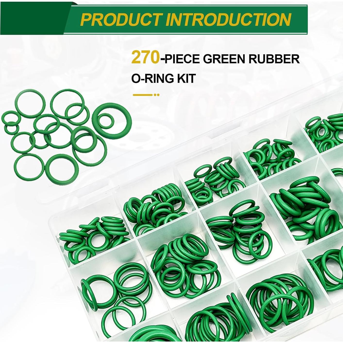 Kit de Reparación A/C Coche NOTISH 270 O-Rings + 102 Núcleos