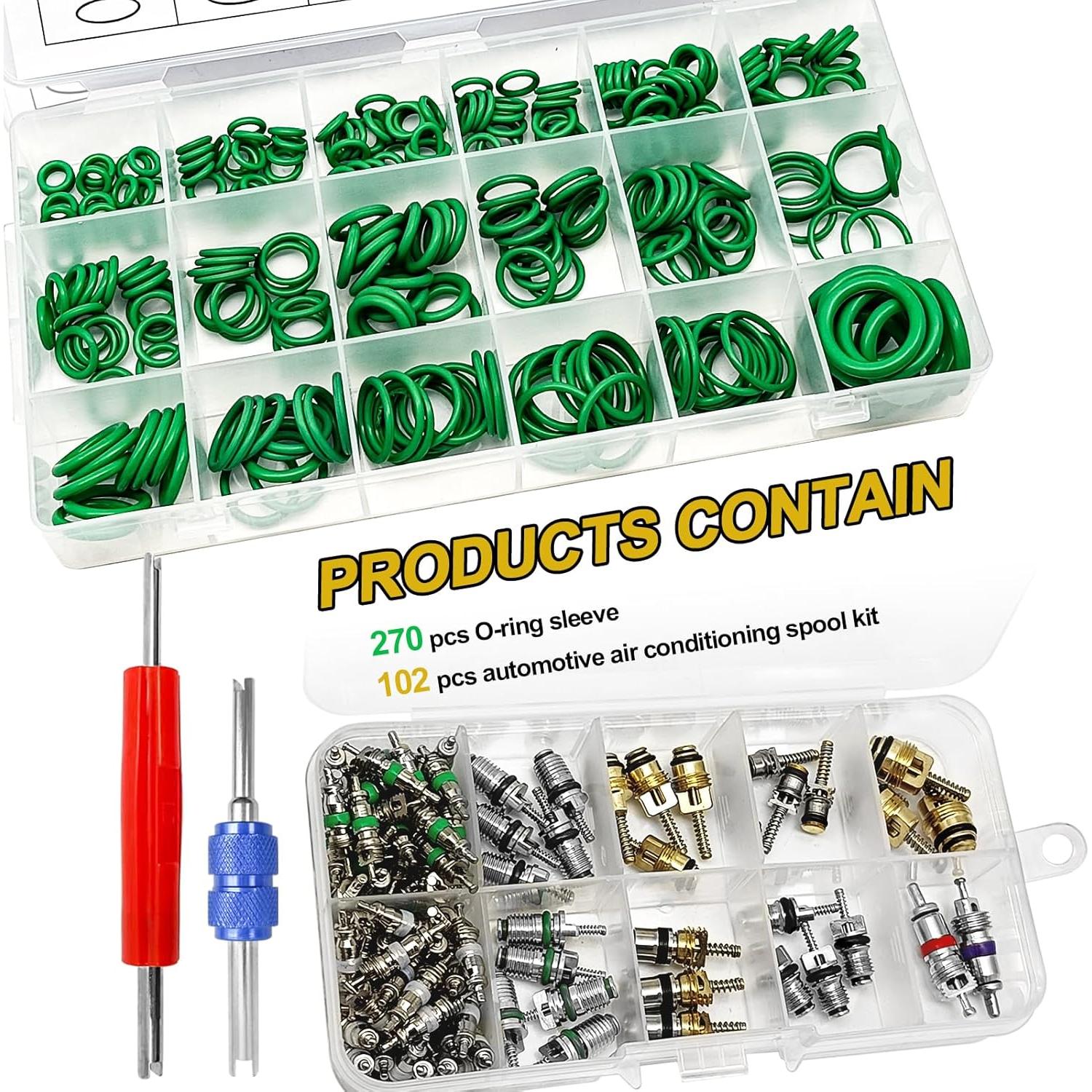 Kit de Reparación A/C Coche NOTISH 270 O-Rings + 102 Núcleos
