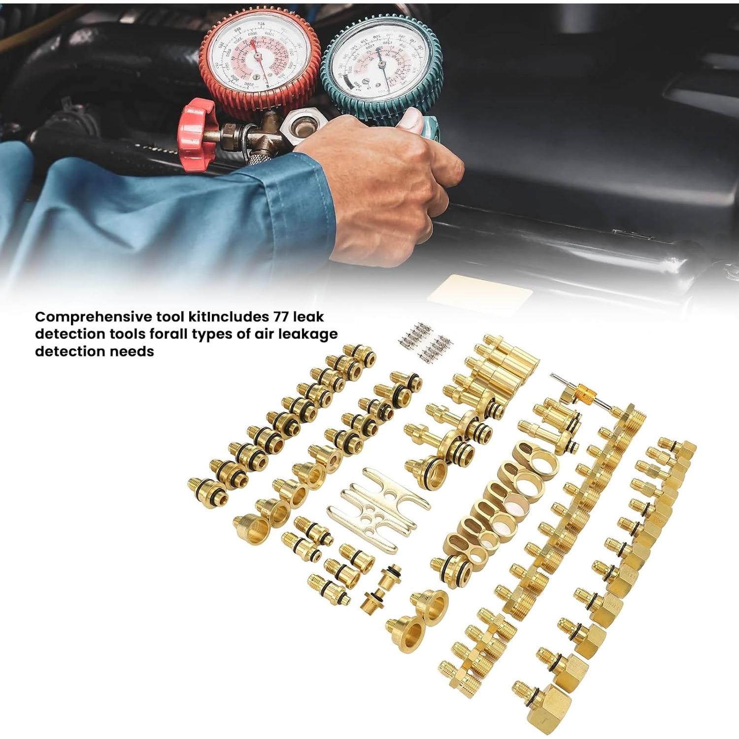 Kit de Detección de Fugas de Aire Acondicionado D-Lumina 78 Piezas