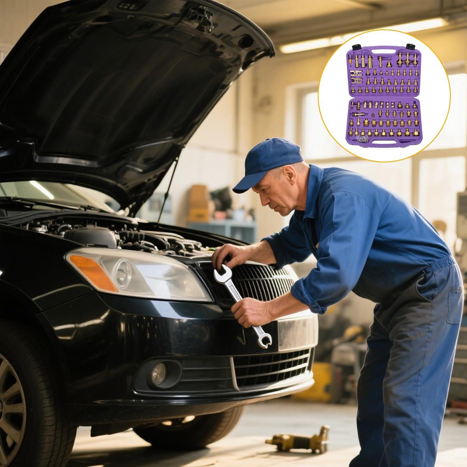 Kit de Detección de Fugas de Aire Acondicionado D-Lumina 78 Piezas