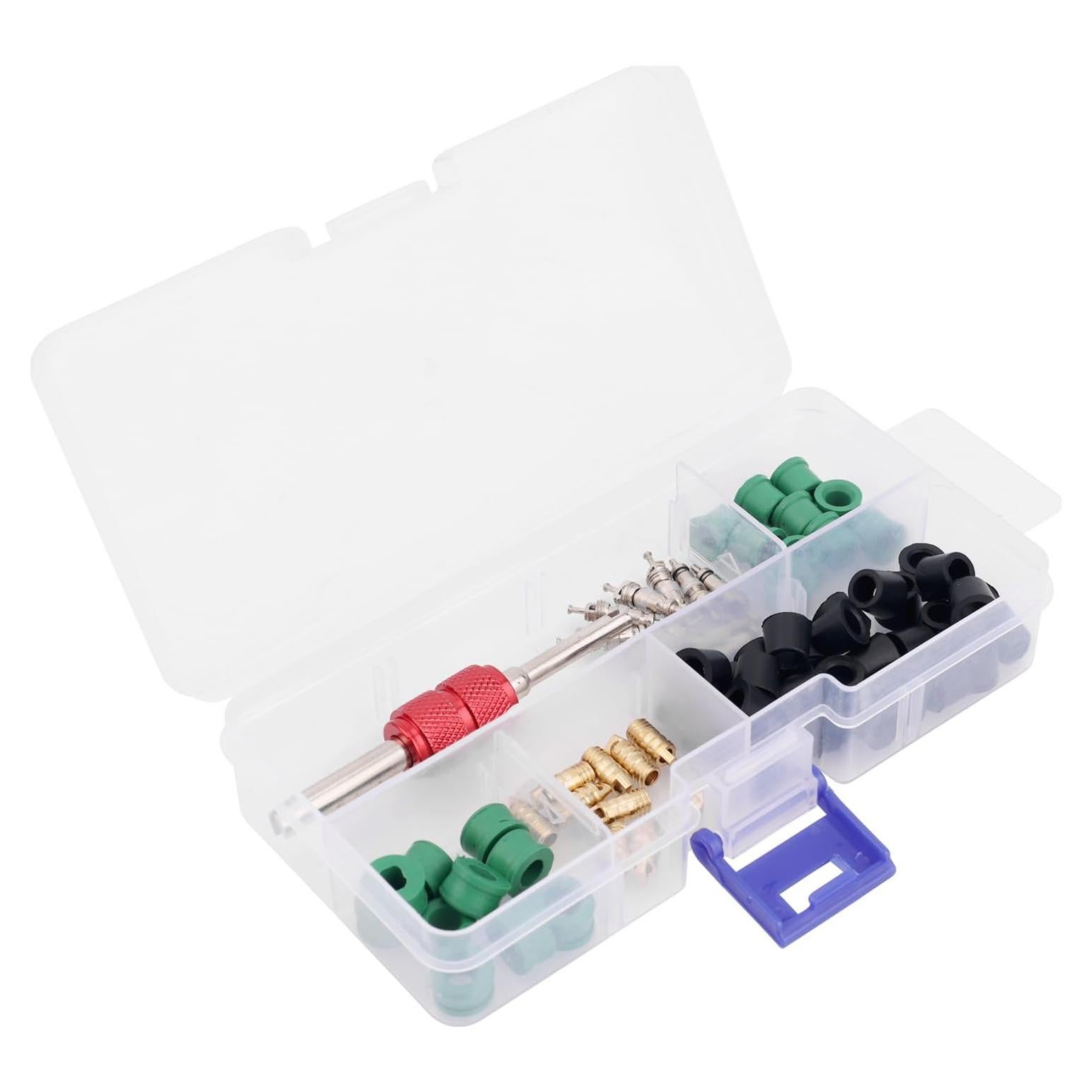 Kit de Reparación A/C de Coche 71pcs PEUTIER con Herramientas