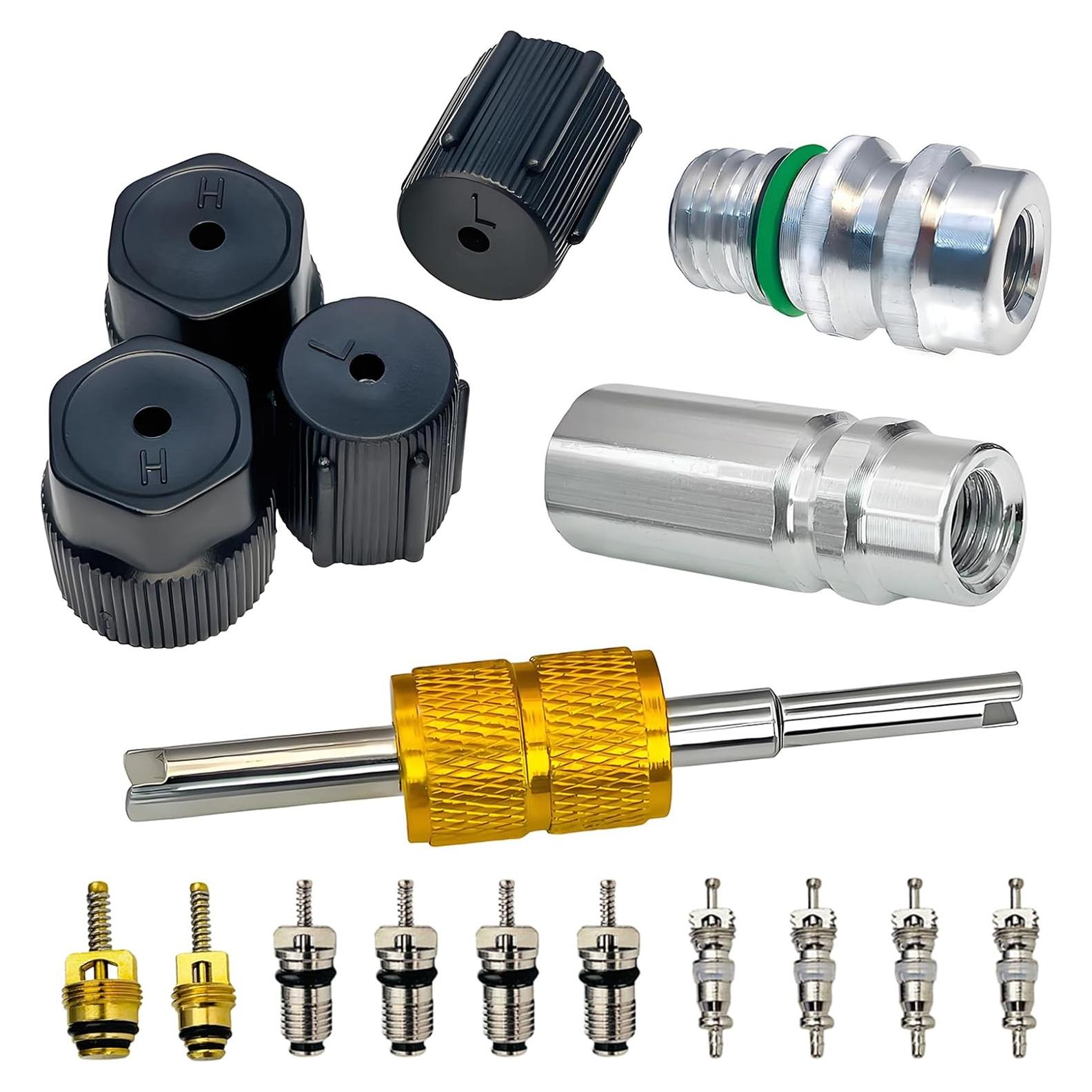 Kit de Núcleo de Válvula de Aire Acondicionado VOTNMIC R12 R134a