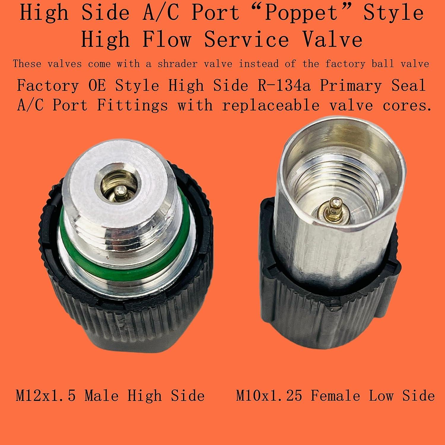 Kit de Núcleo de Válvula de Aire Acondicionado VOTNMIC R12 R134a