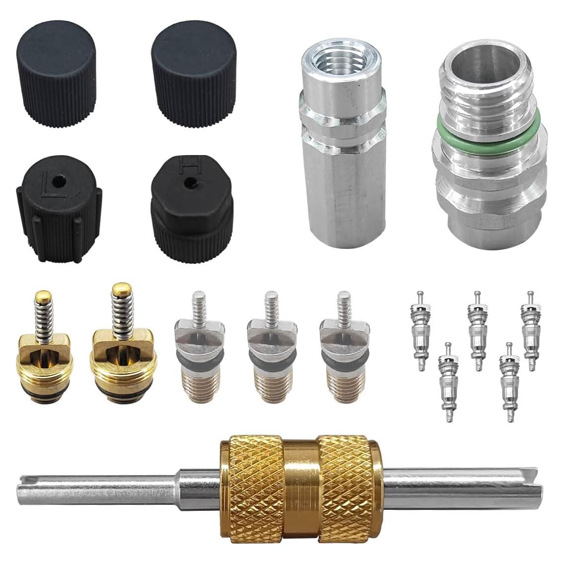 Kit de Núcleo de Válvula de Aire Acondicionado BDZMC 17PCS