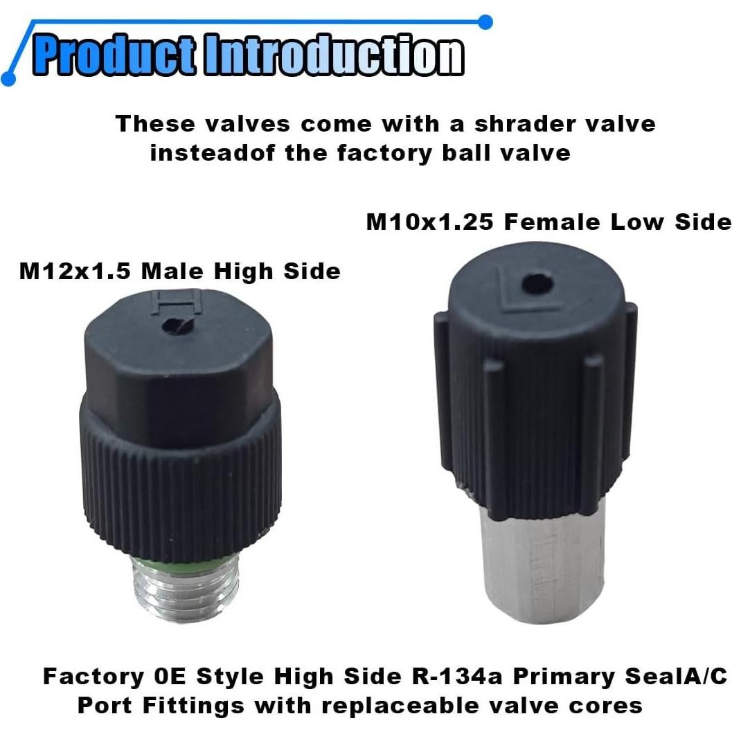 Kit de Núcleo de Válvula de Aire Acondicionado BDZMC 17PCS