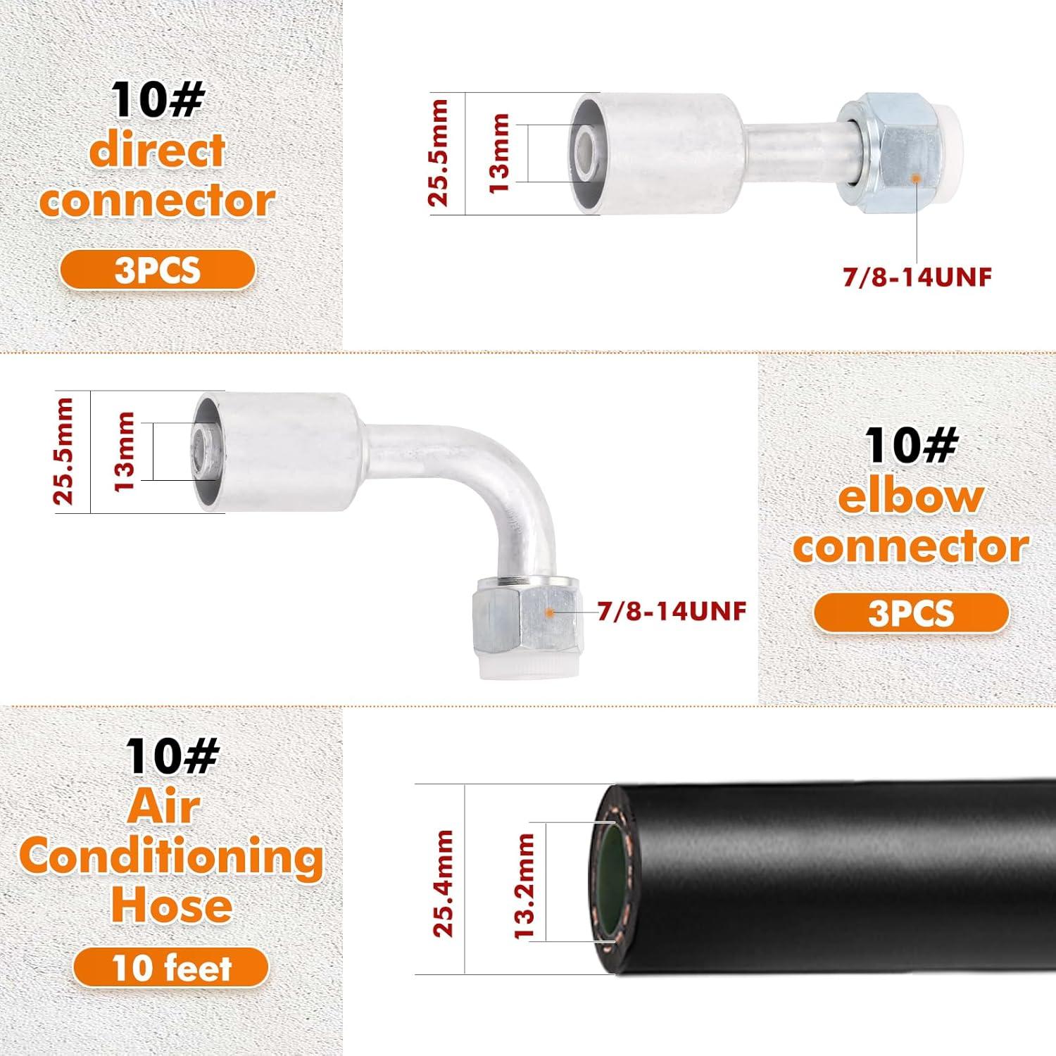 Kit de Manguera de Aire Acondicionado SANTANTOOOL 26PCS 2.9m
