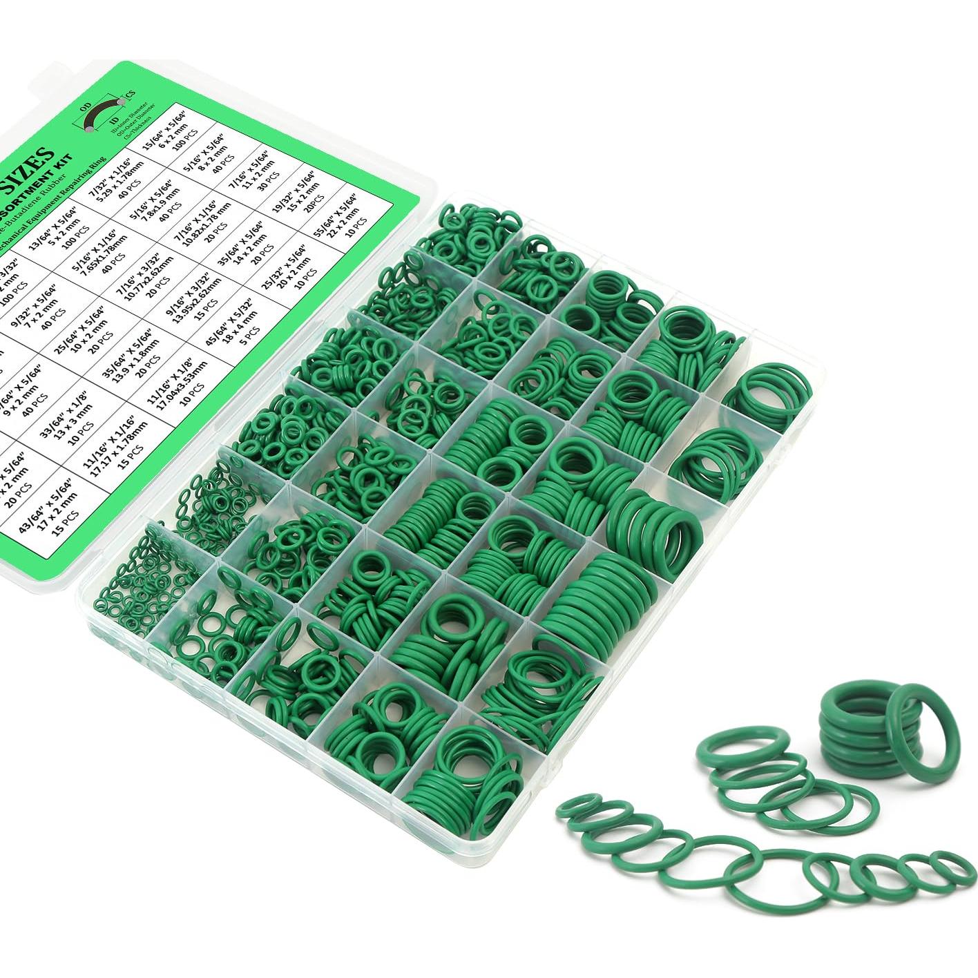 Kit de 805 Piezas Anillos O Lucstar para Aire Acondicionado