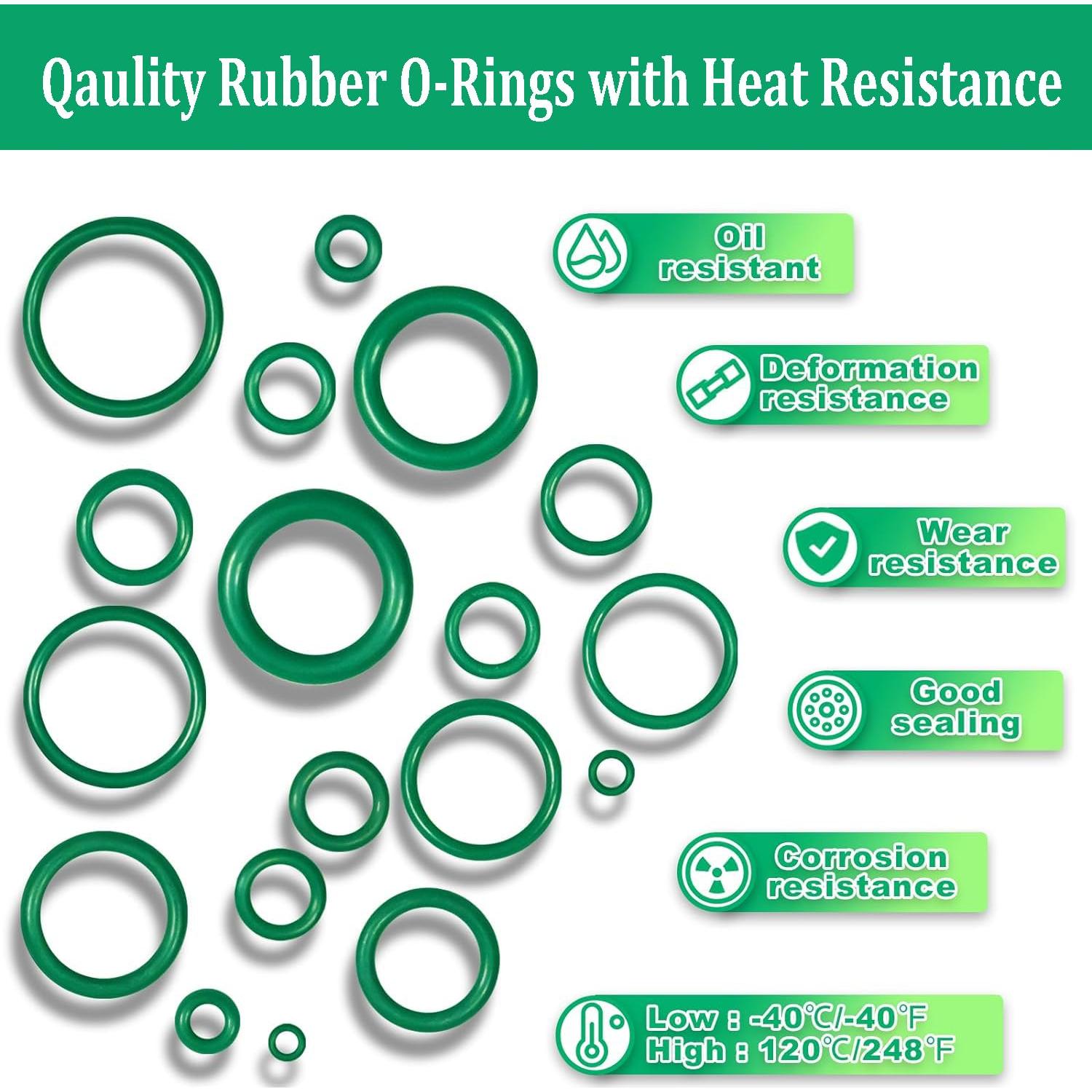 Kit de 805 Piezas Anillos O Lucstar para Aire Acondicionado