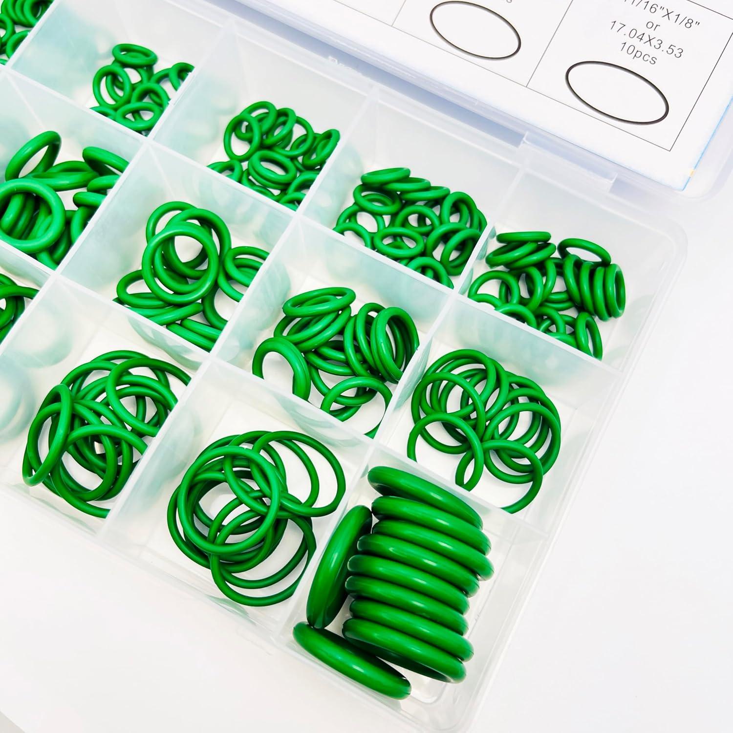 Kit de Reparación A/C Coche VOTNMIC 270 Piezas O-Ring