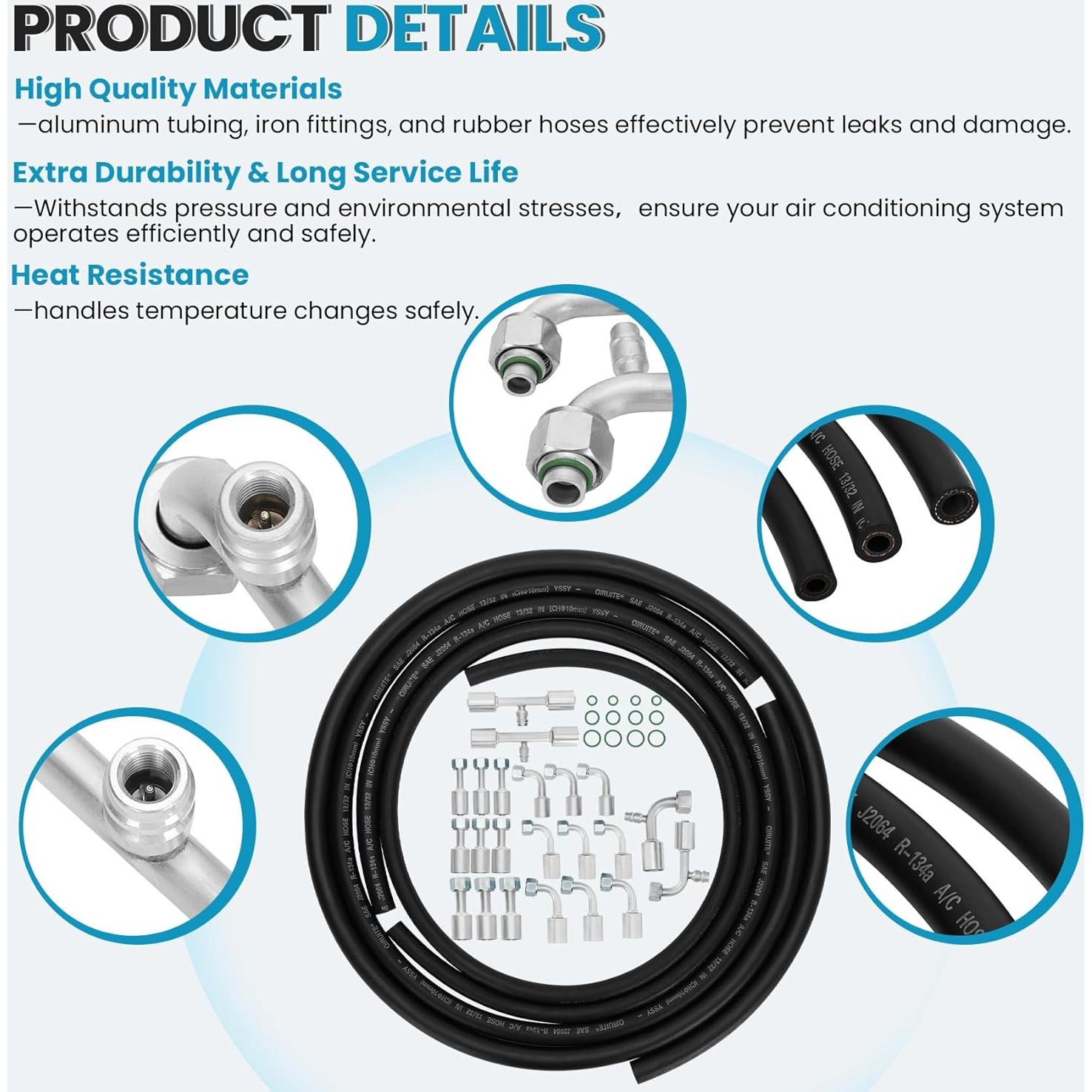 Kit de Manguera y Accesorios de AC Redants 25 Piezas