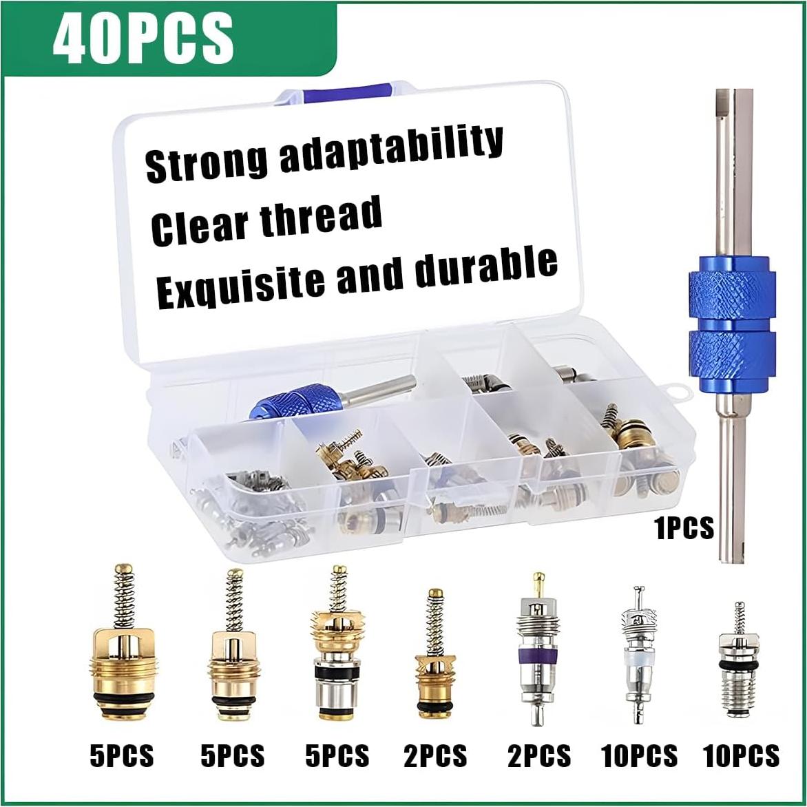 Kit de Reparación A/C Bittwee 39PCS con 270 O-Rings