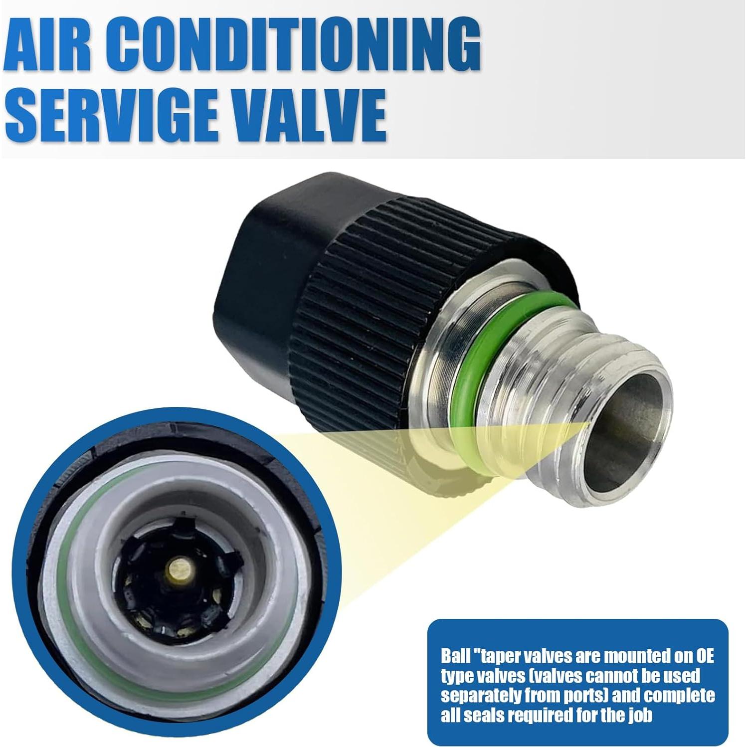 Kit de Válvula de Retrofit A/C Merdege MERTJ3300BL 16 Piezas