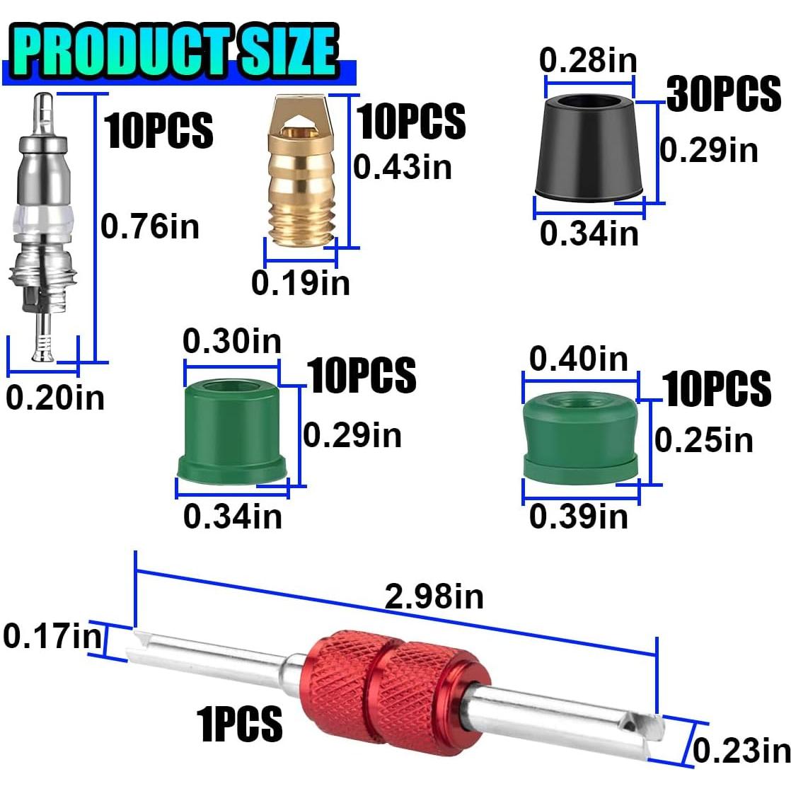 Kit de Reparación de Aire Acondicionado UHANBUT 71PCS
