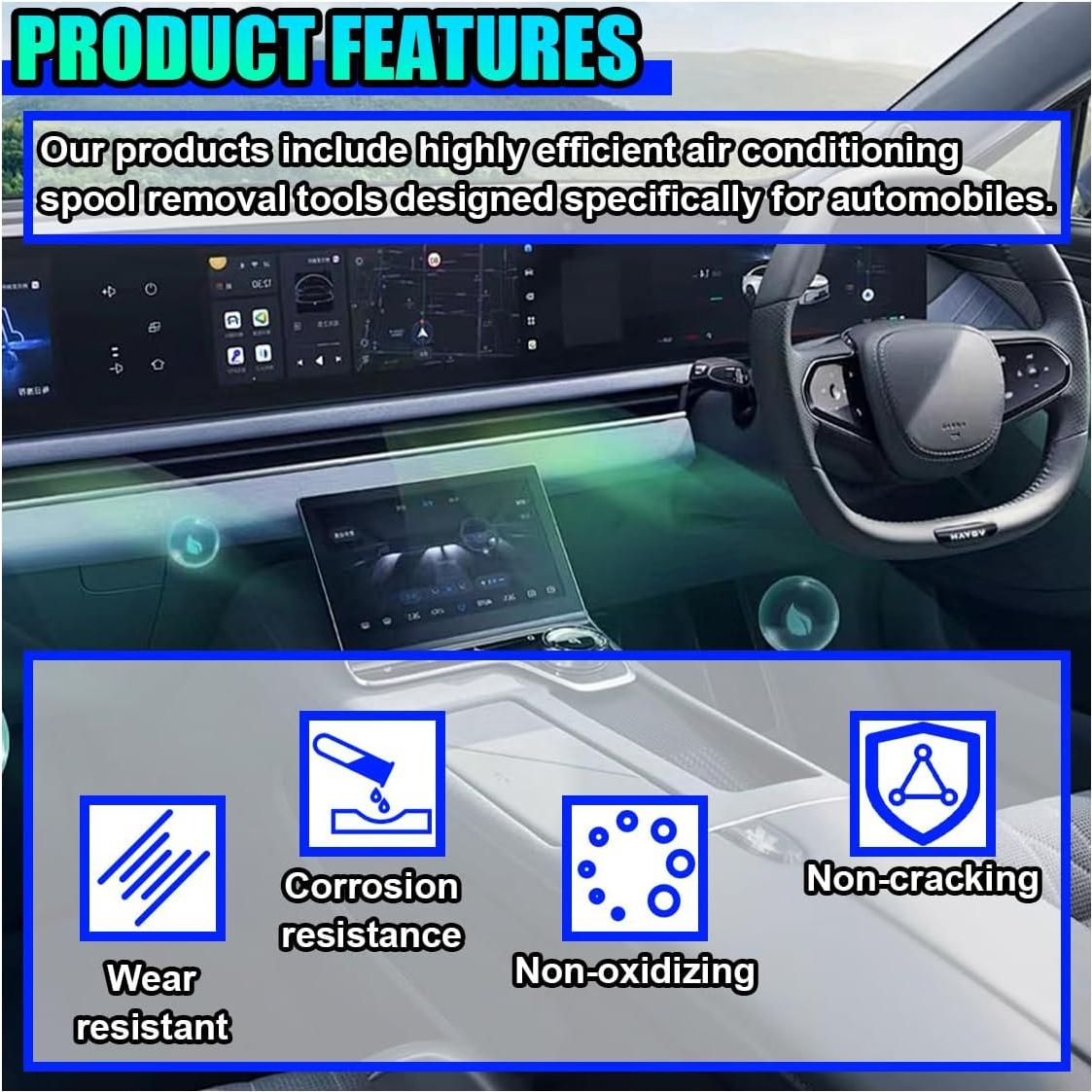 Kit de Reparación de Aire Acondicionado UHANBUT 71PCS