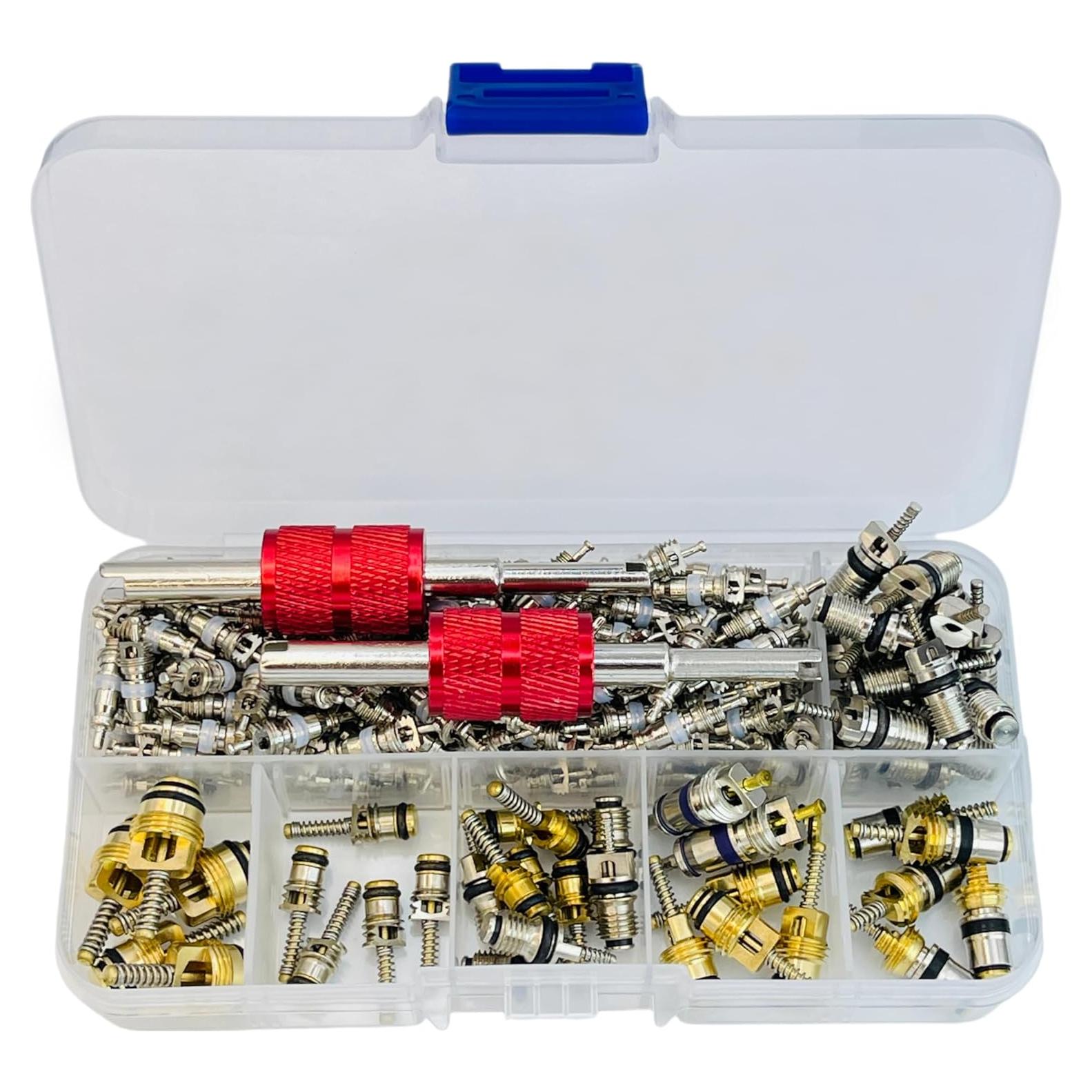 Kit de Válvula de Aire Acondicionado VOTNMIC 134PCS R12 R134a