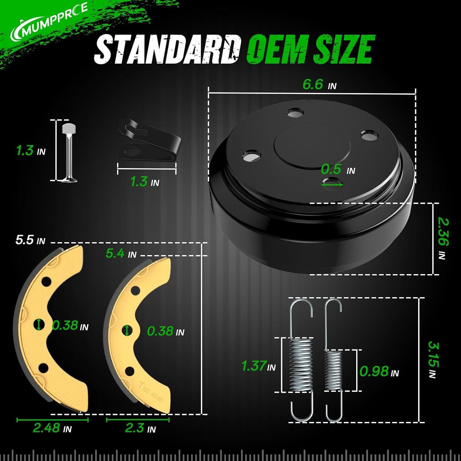 Kit de Reparación de Frenos MUMPPRCE para Carrito Golf Club Car DS 1995-2004