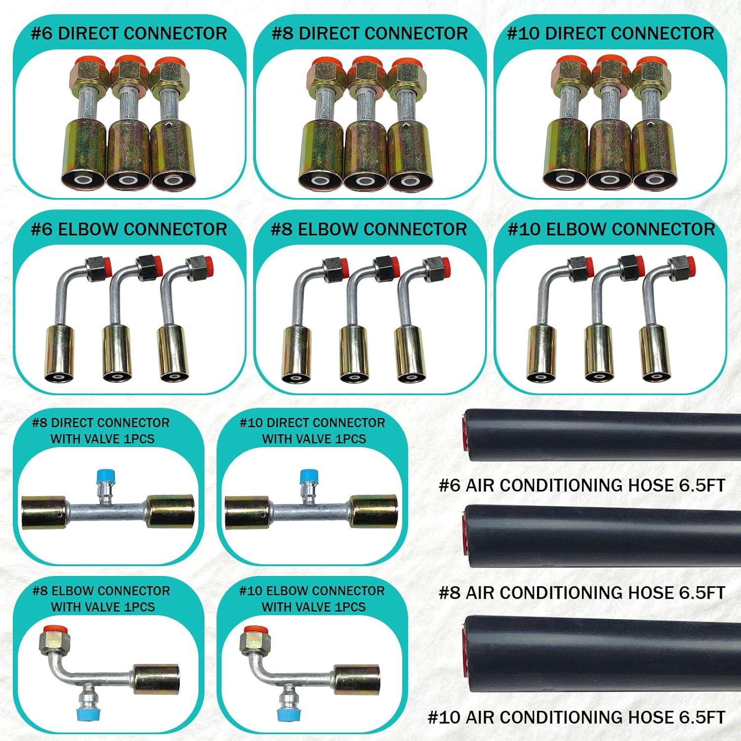 Kit de Manguera de Aire Acondicionado SMZTools 26 Piezas