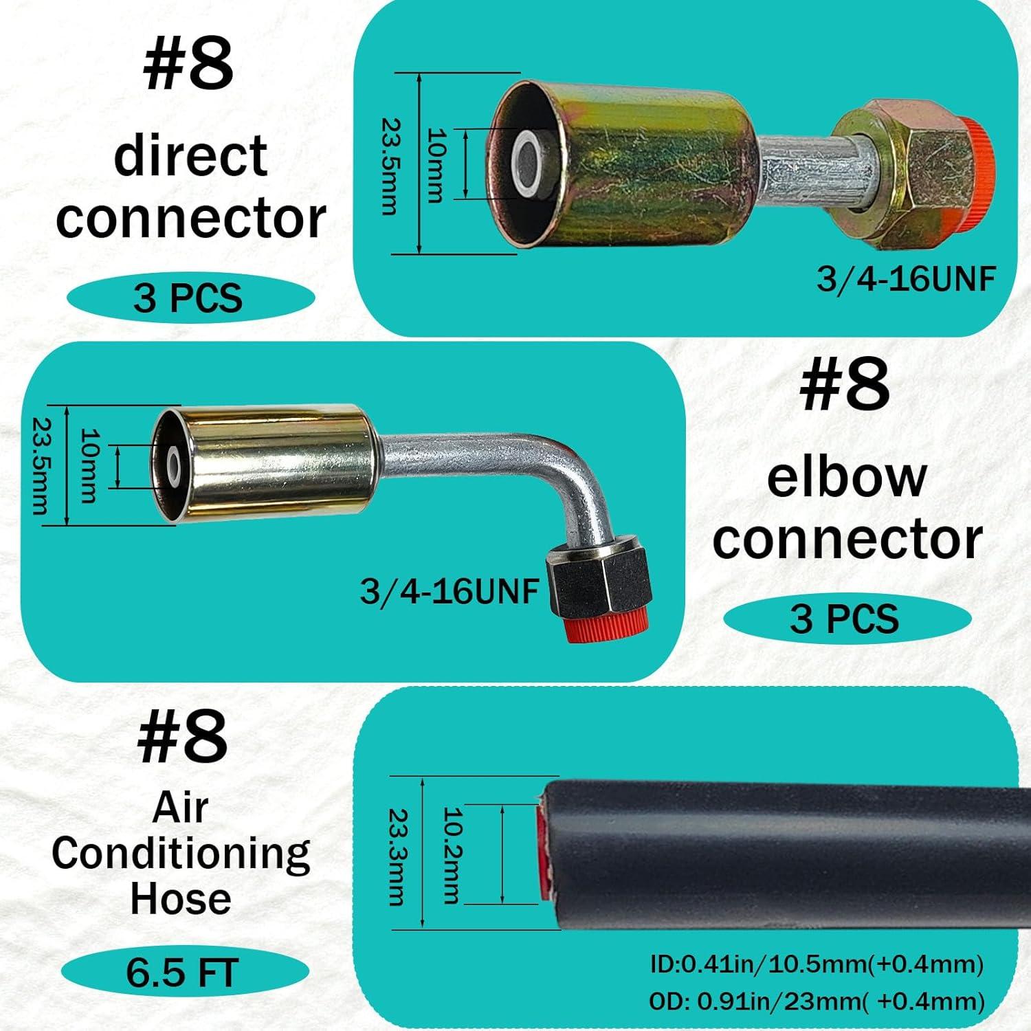 Kit de Manguera de Aire Acondicionado SMZTools 26 Piezas