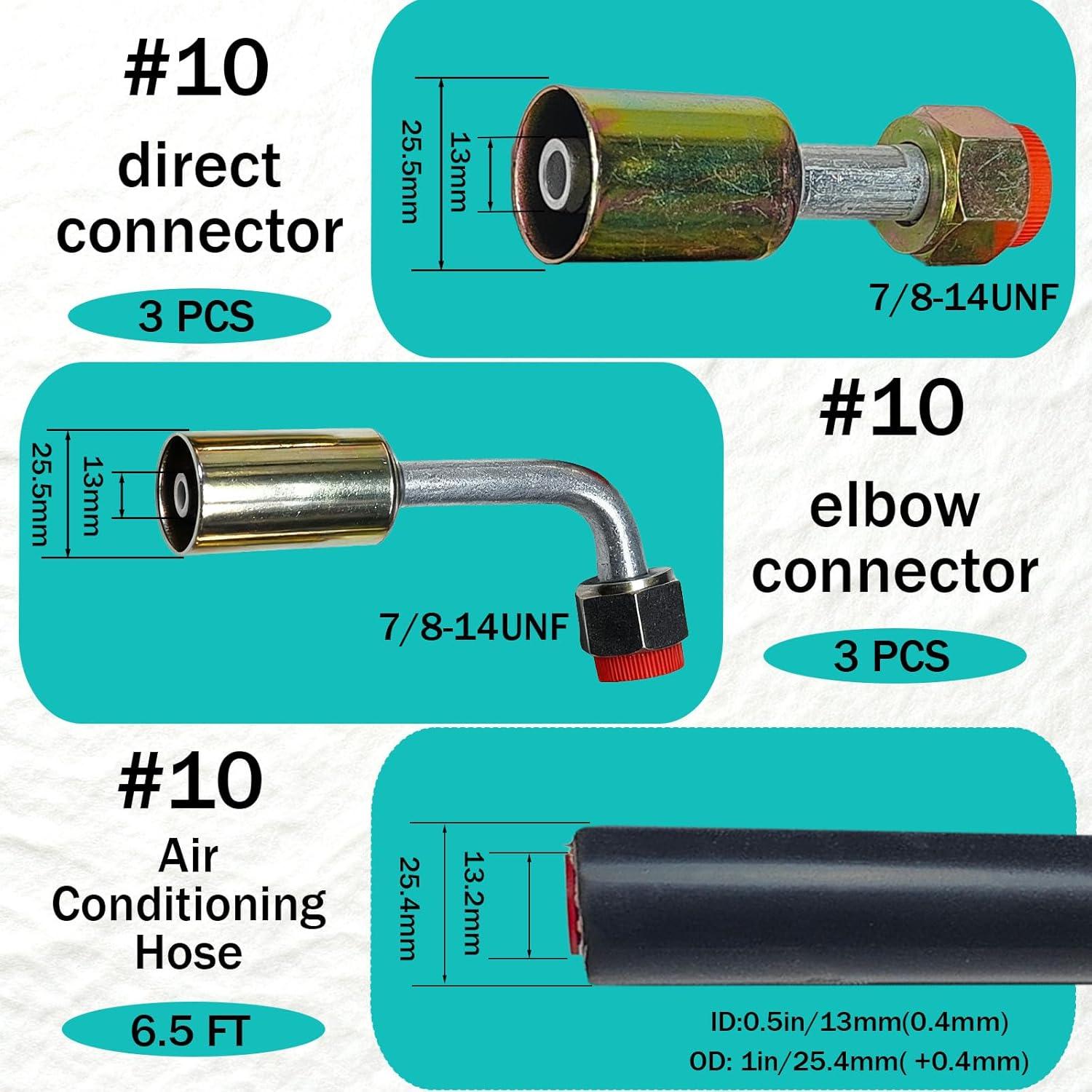 Kit de Manguera de Aire Acondicionado SMZTools 26 Piezas