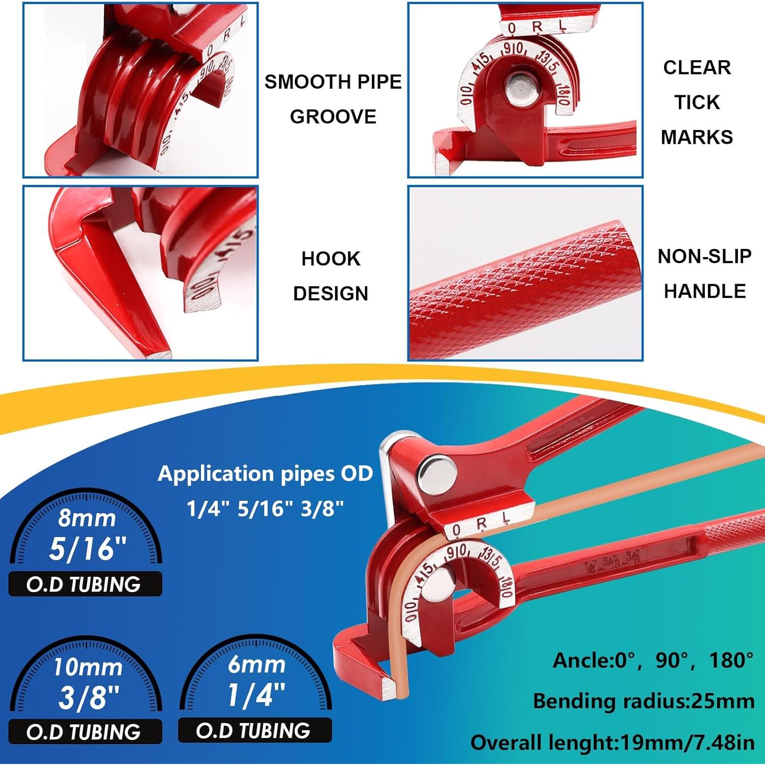 Kit de Línea de Freno 3/16" smseace 25 FT con Herramientas