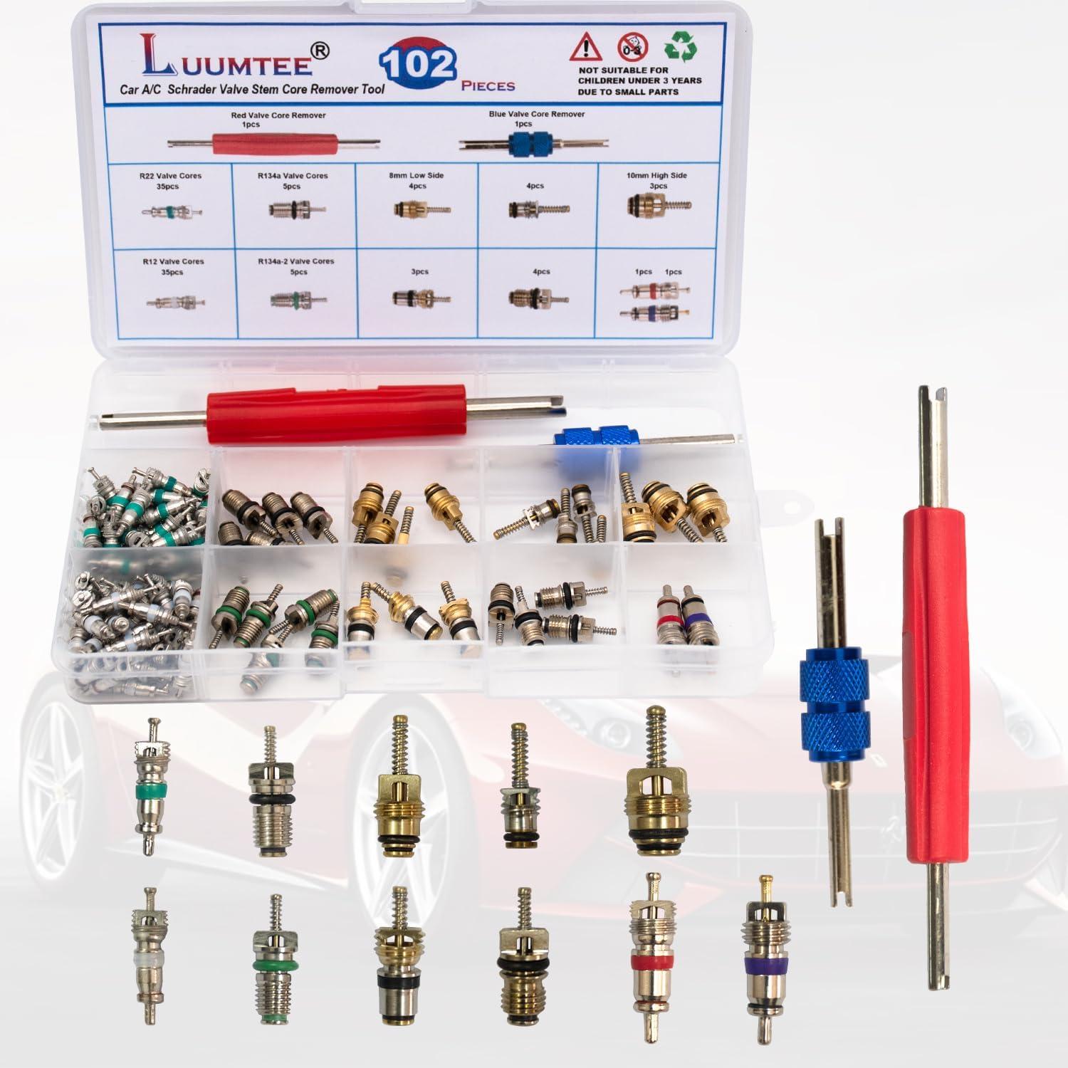 Kit de Reparación de A/C para Automóviles Luumtee 510pcs