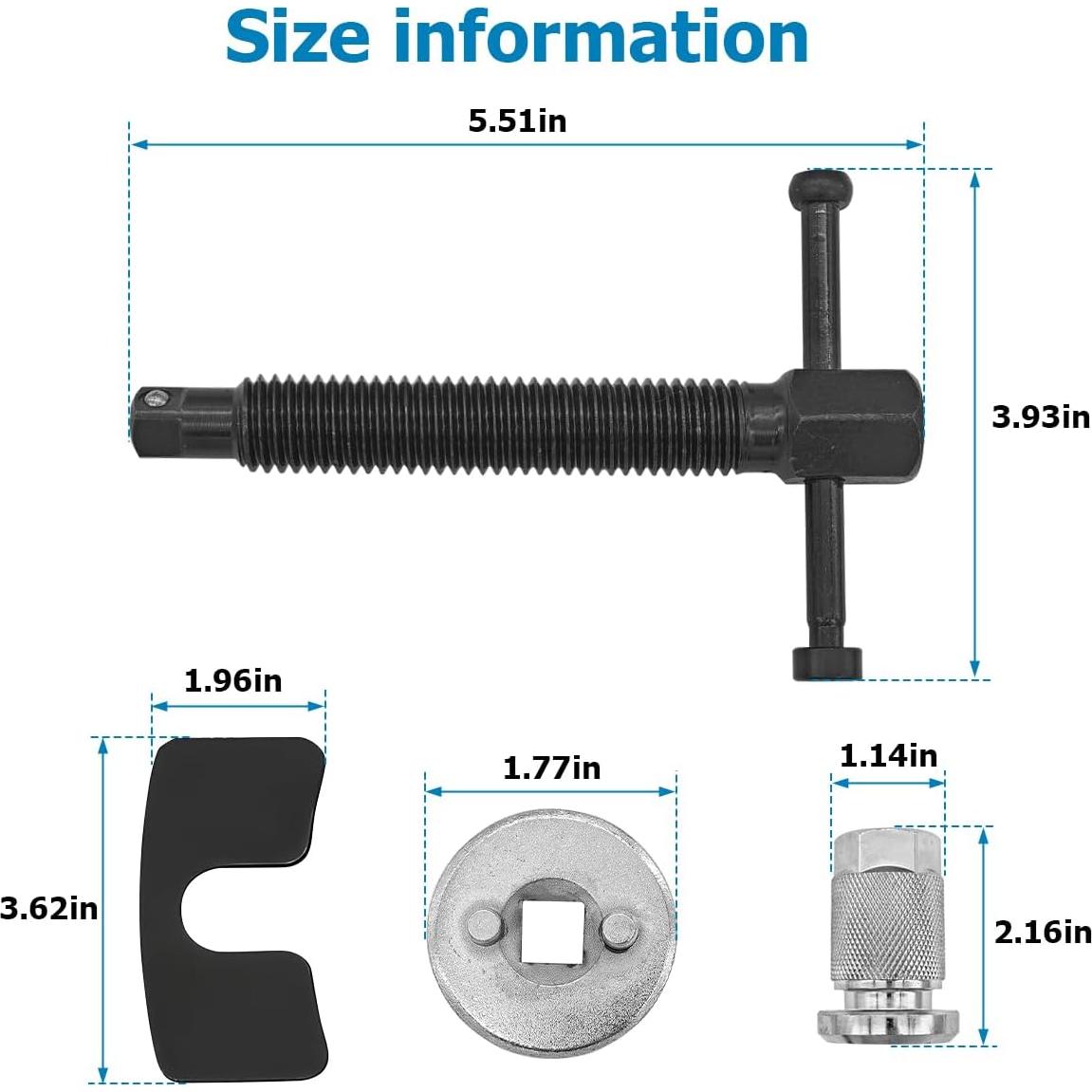Herramienta de Retroceso de Pistón de Freno KHGUZ Universal