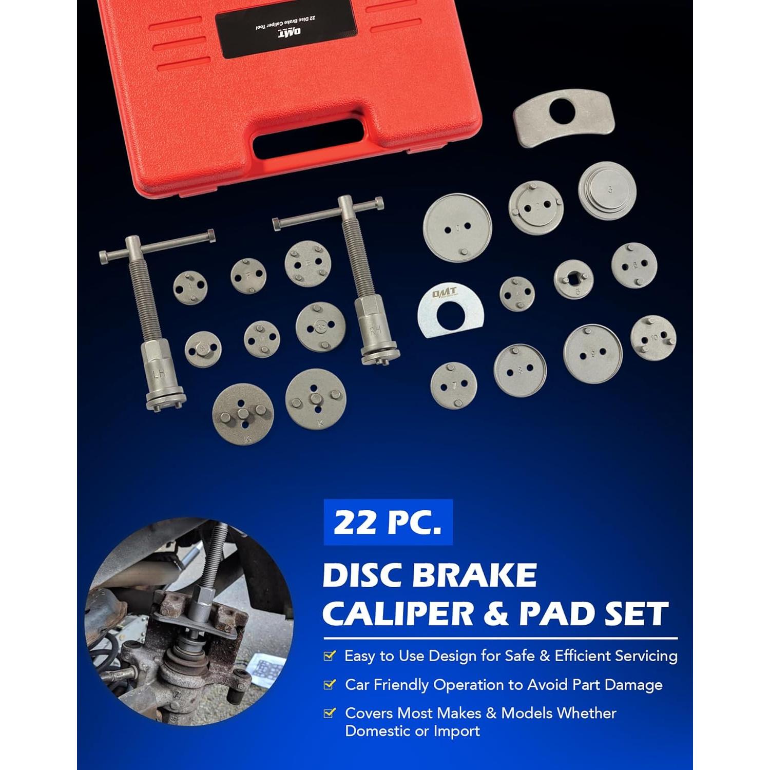 Kit de Herramientas de Freno 32 Piezas Orion Motor Tech