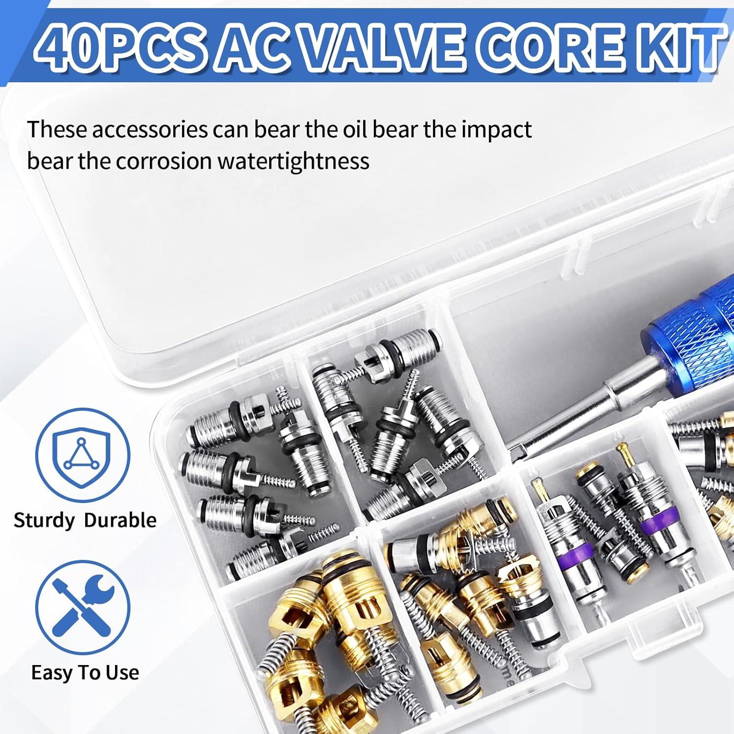 Kit de Reparación A/C FANOVO 270pcs O-Rings y 40pcs Núcleos